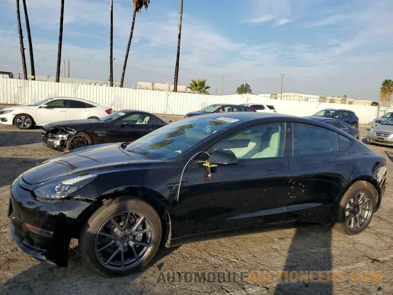 5YJ3E1EB6MF937487 TESLA MODEL 3 2021