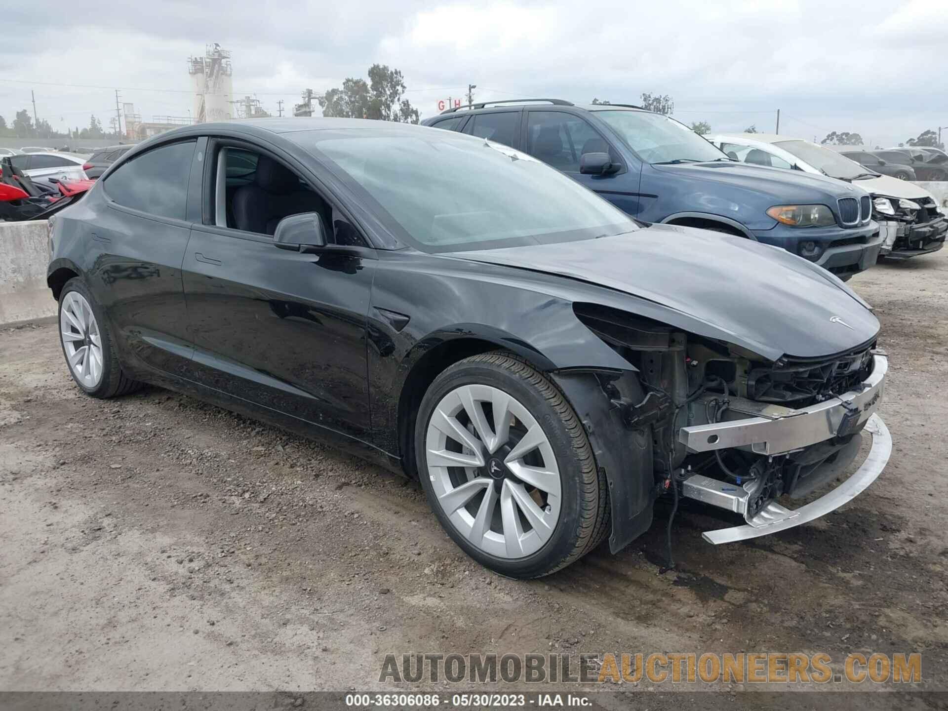 5YJ3E1EB6MF942852 TESLA MODEL 3 2021