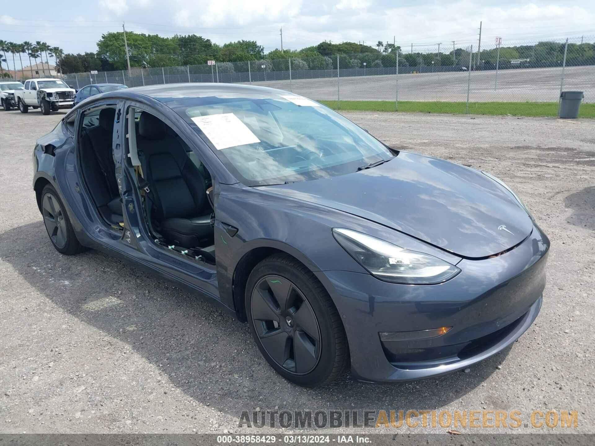 5YJ3E1EB6MF965502 TESLA MODEL 3 2021