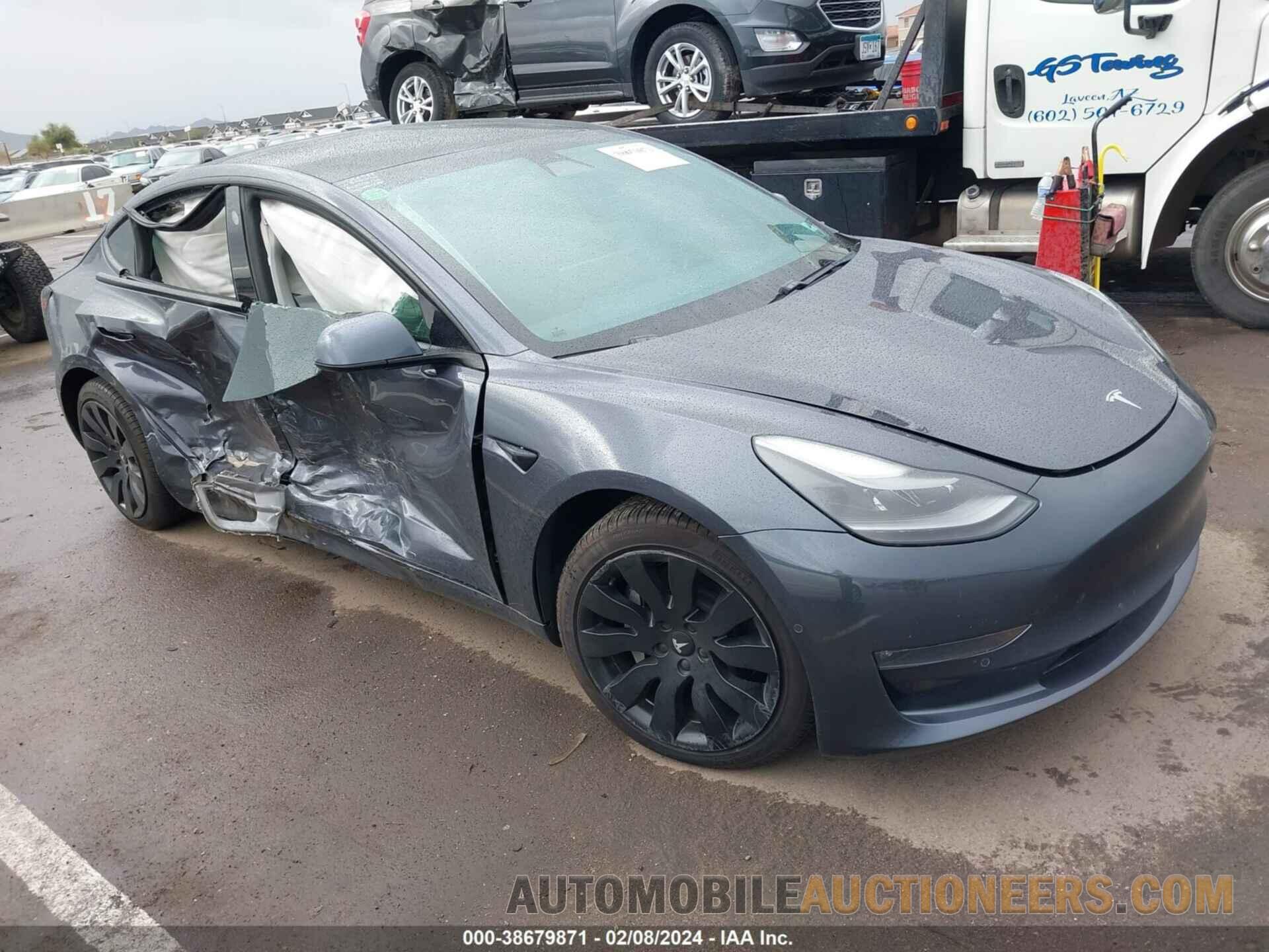 5YJ3E1EB6MF995325 TESLA MODEL 3 2021