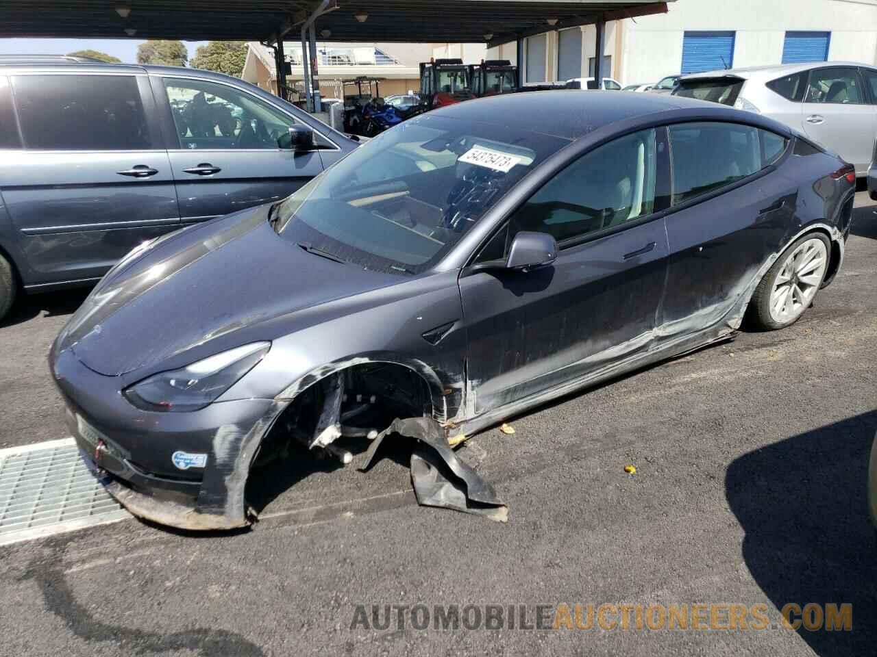 5YJ3E1EB6MF997592 TESLA MODEL 3 2021