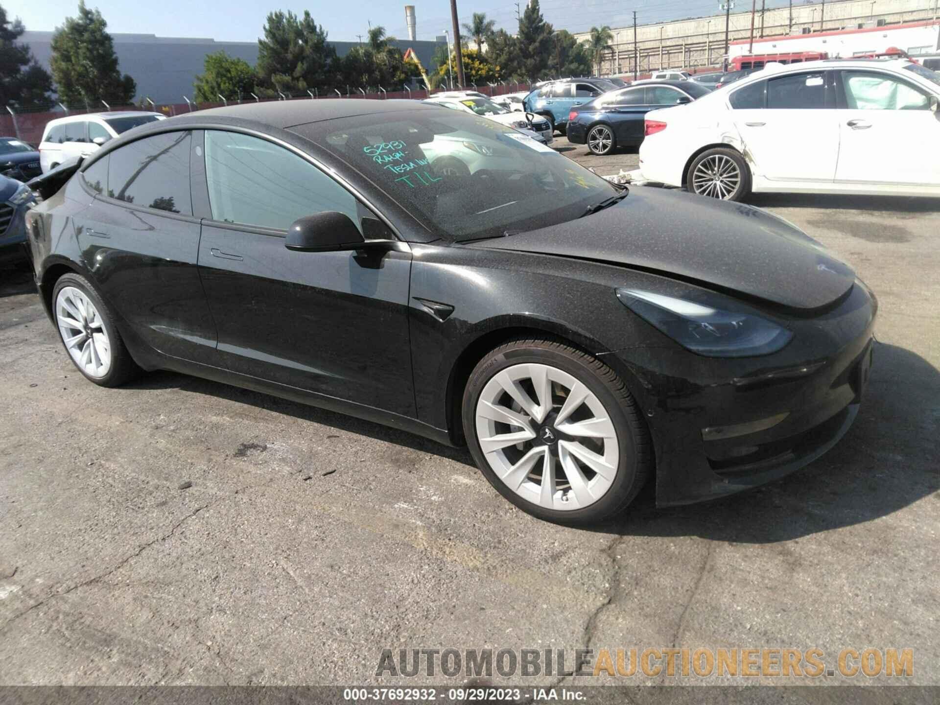 5YJ3E1EB6MF998869 TESLA MODEL 3 2021