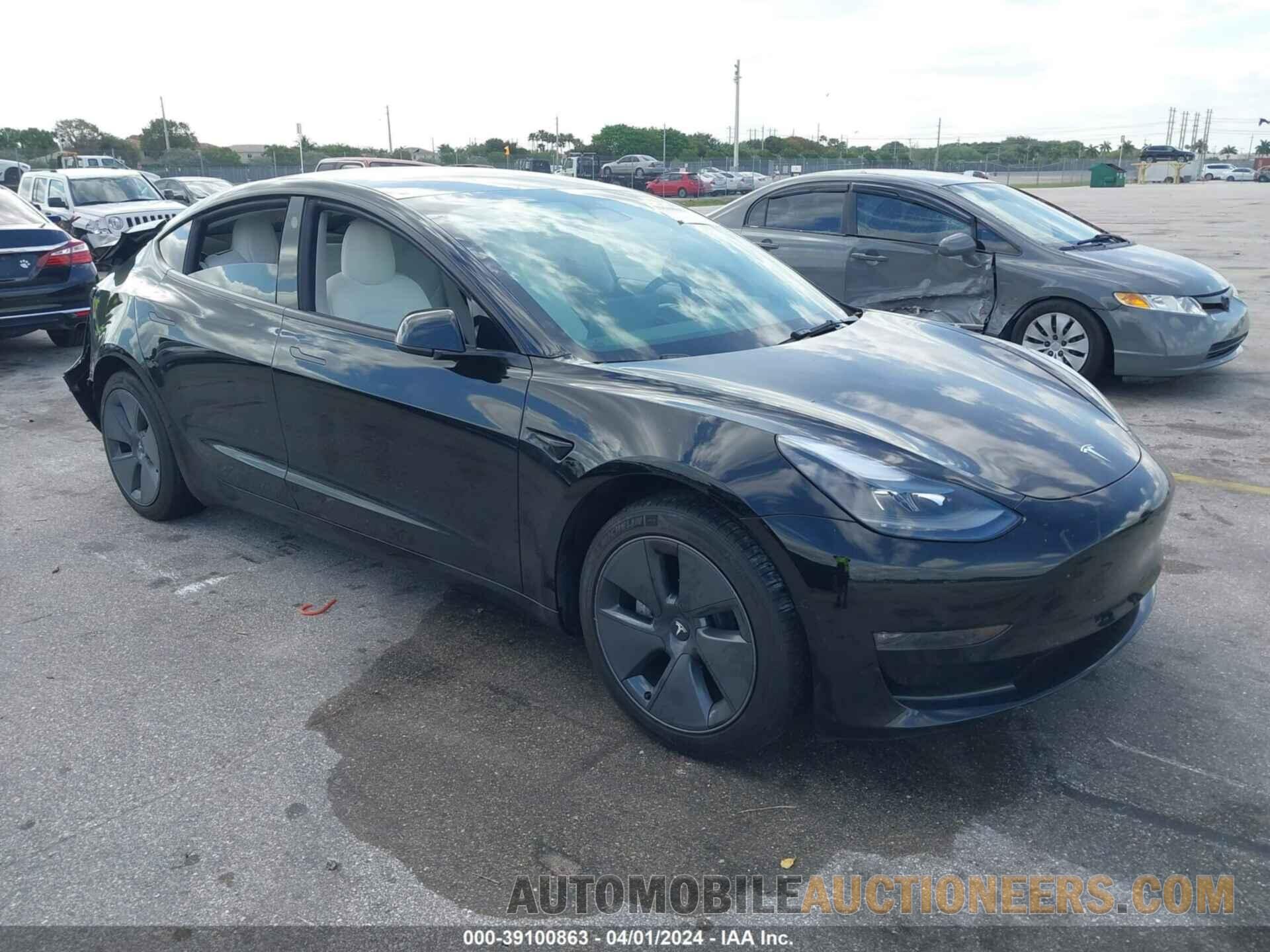 5YJ3E1EB6NF102331 TESLA MODEL 3 2022