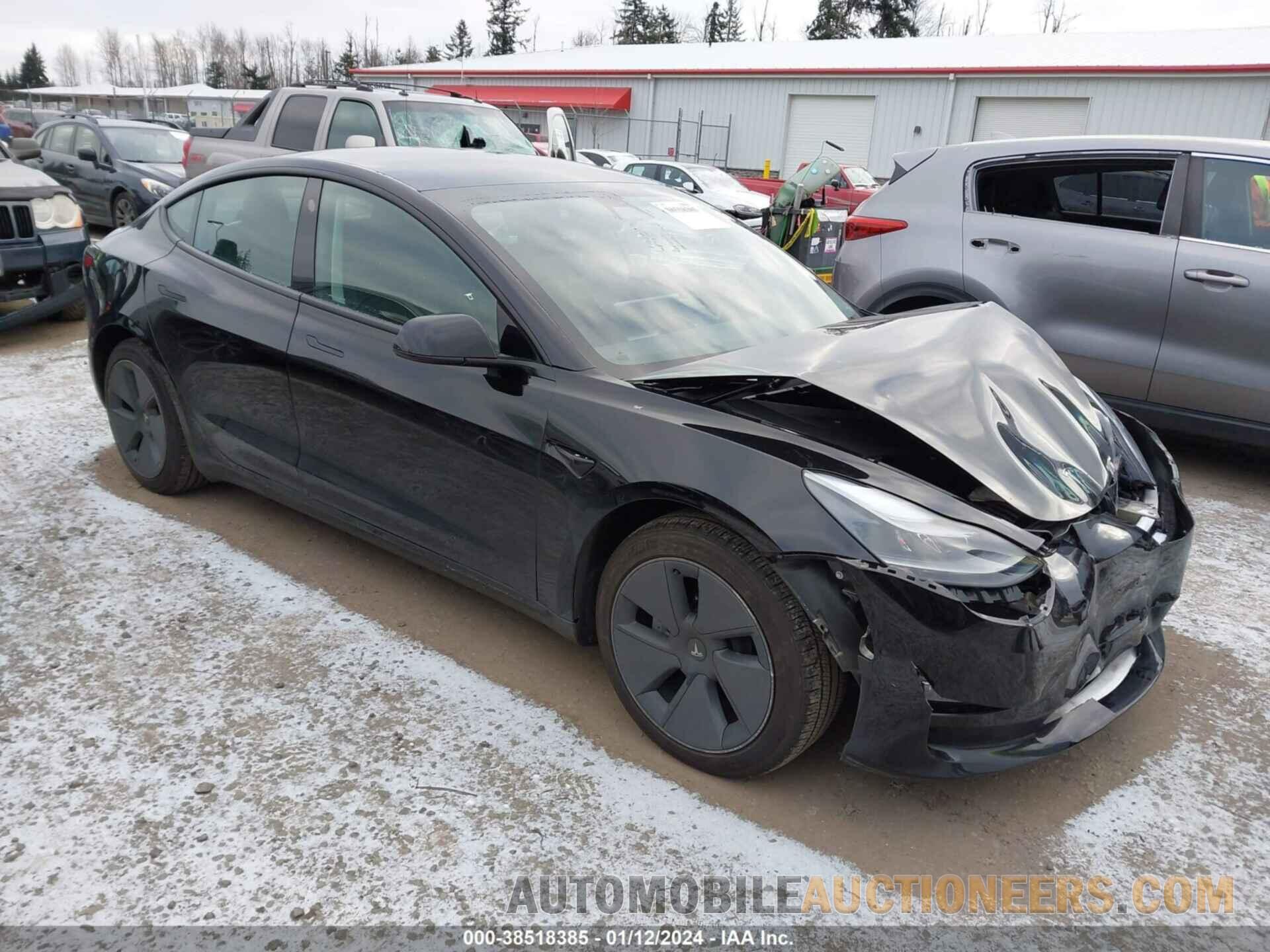 5YJ3E1EB6NF109909 TESLA MODEL 3 2022