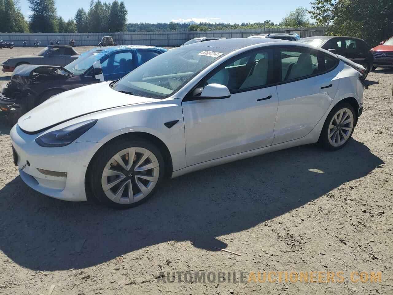 5YJ3E1EB6NF111210 TESLA MODEL 3 2022