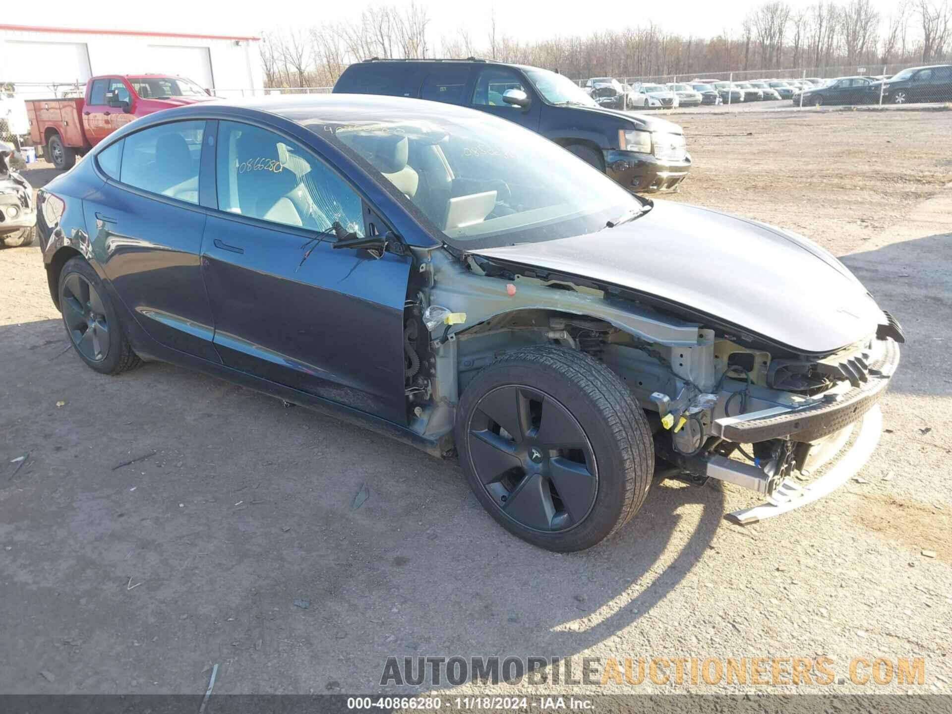 5YJ3E1EB6NF117069 TESLA MODEL 3 2022