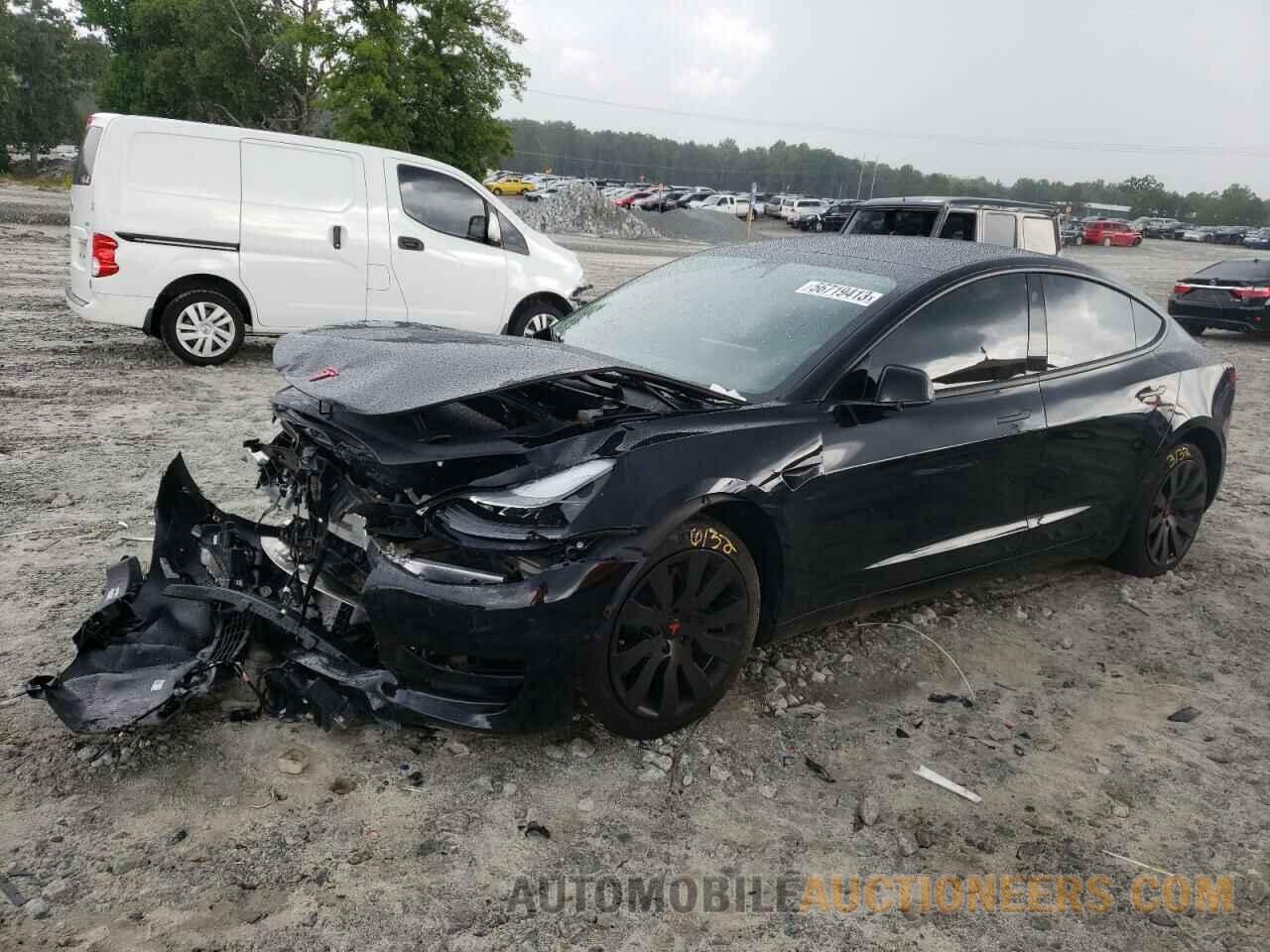 5YJ3E1EB6NF127889 TESLA MODEL 3 2022