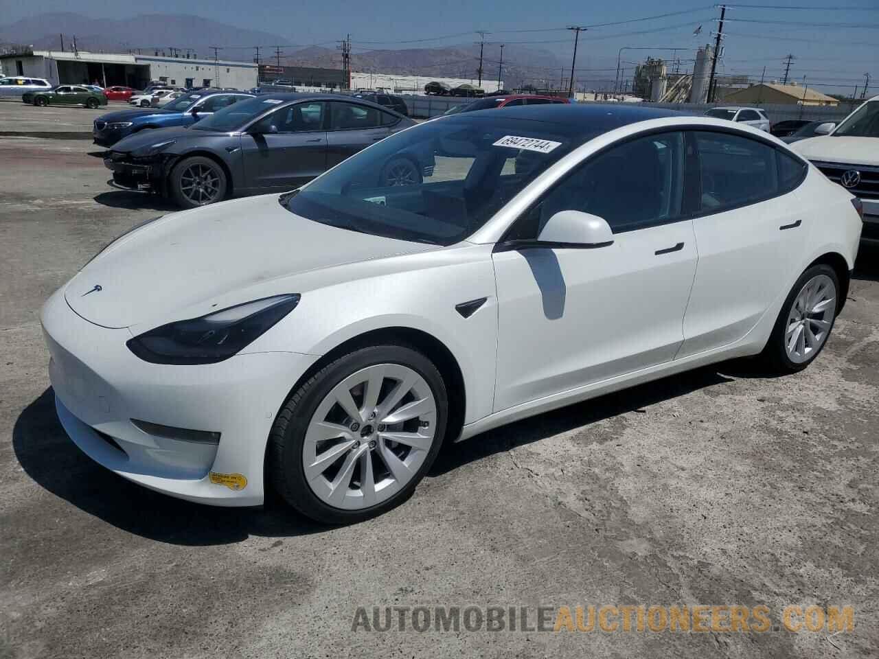 5YJ3E1EB6NF132879 TESLA MODEL 3 2022