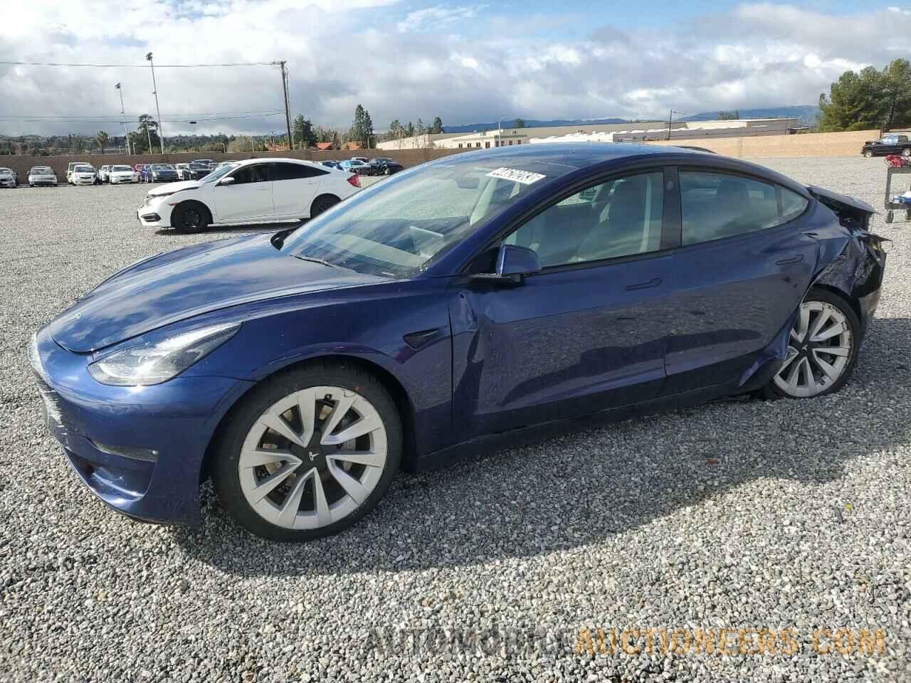 5YJ3E1EB6NF143610 TESLA MODEL 3 2022