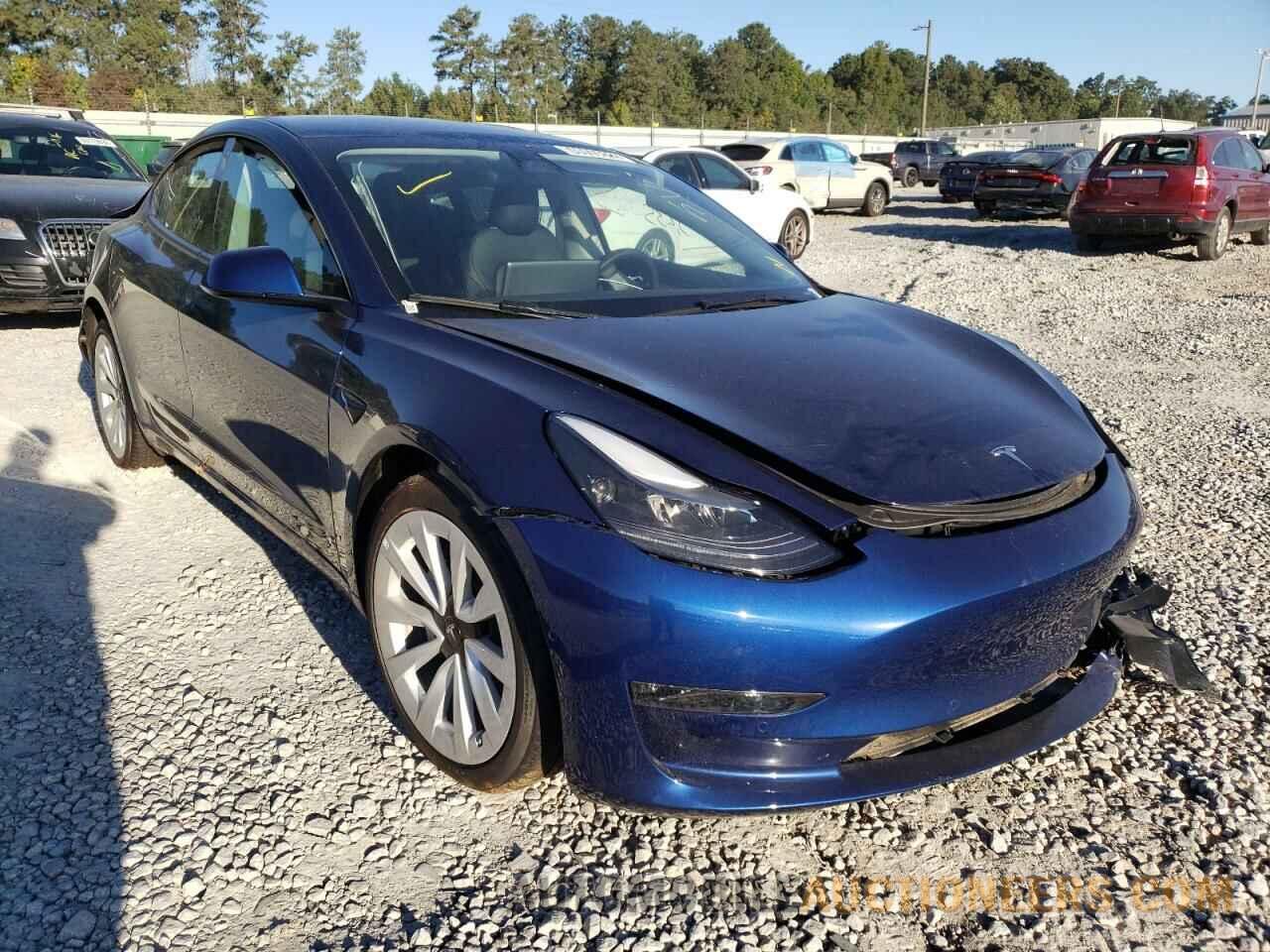 5YJ3E1EB6NF185629 TESLA MODEL 3 2022