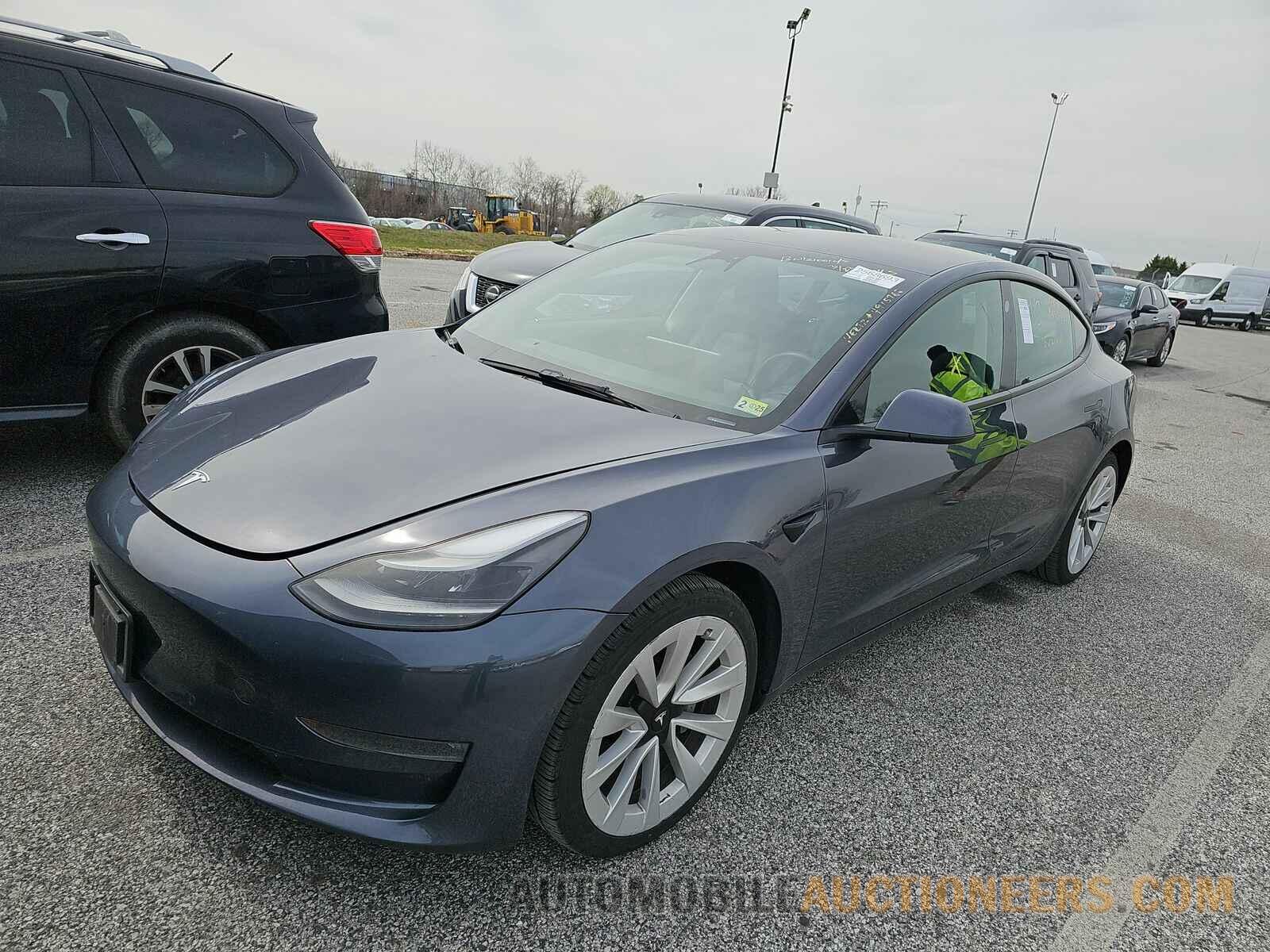 5YJ3E1EB6NF192550 Tesla Model 3 2022