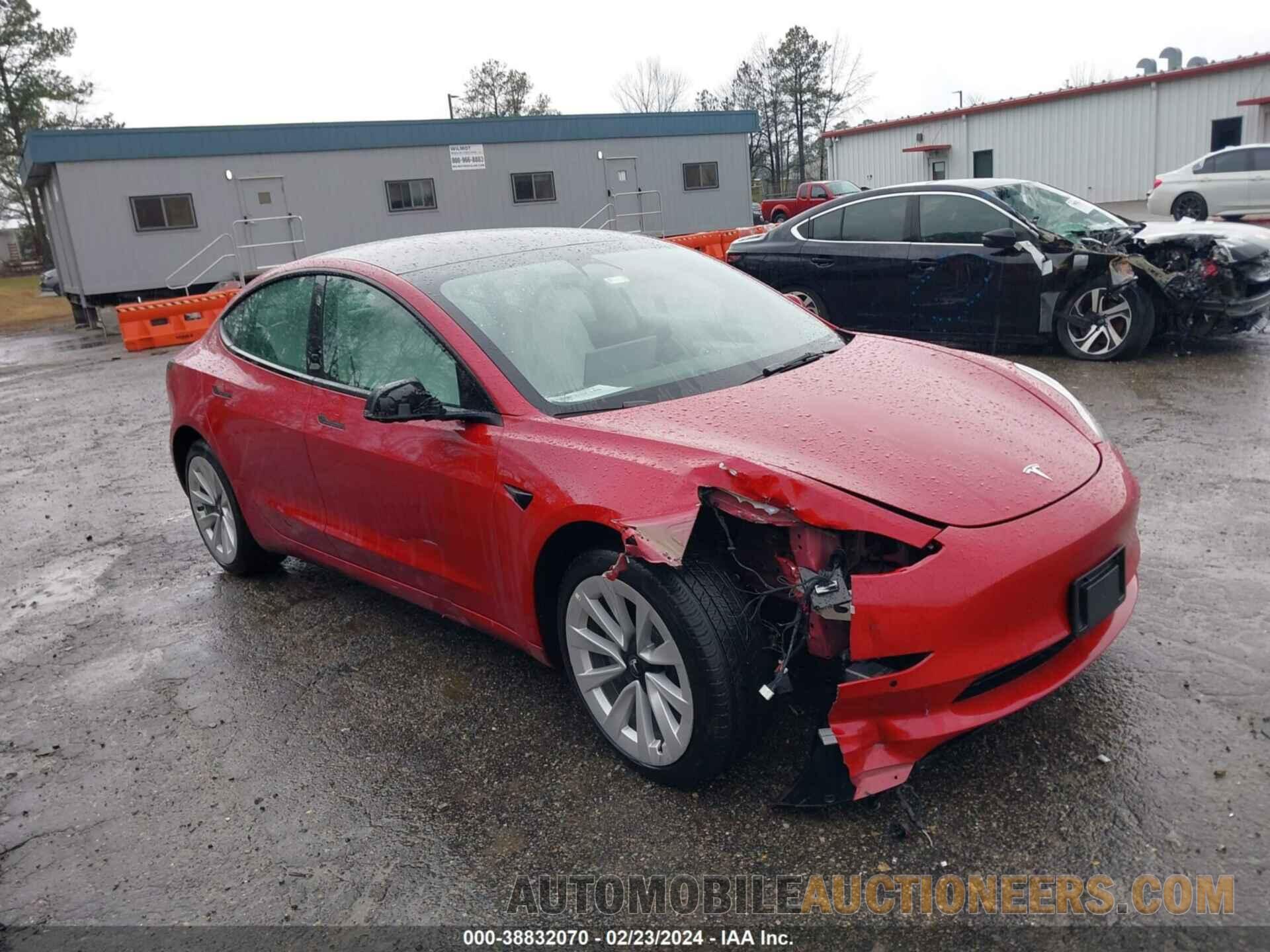 5YJ3E1EB6NF200811 TESLA MODEL 3 2022