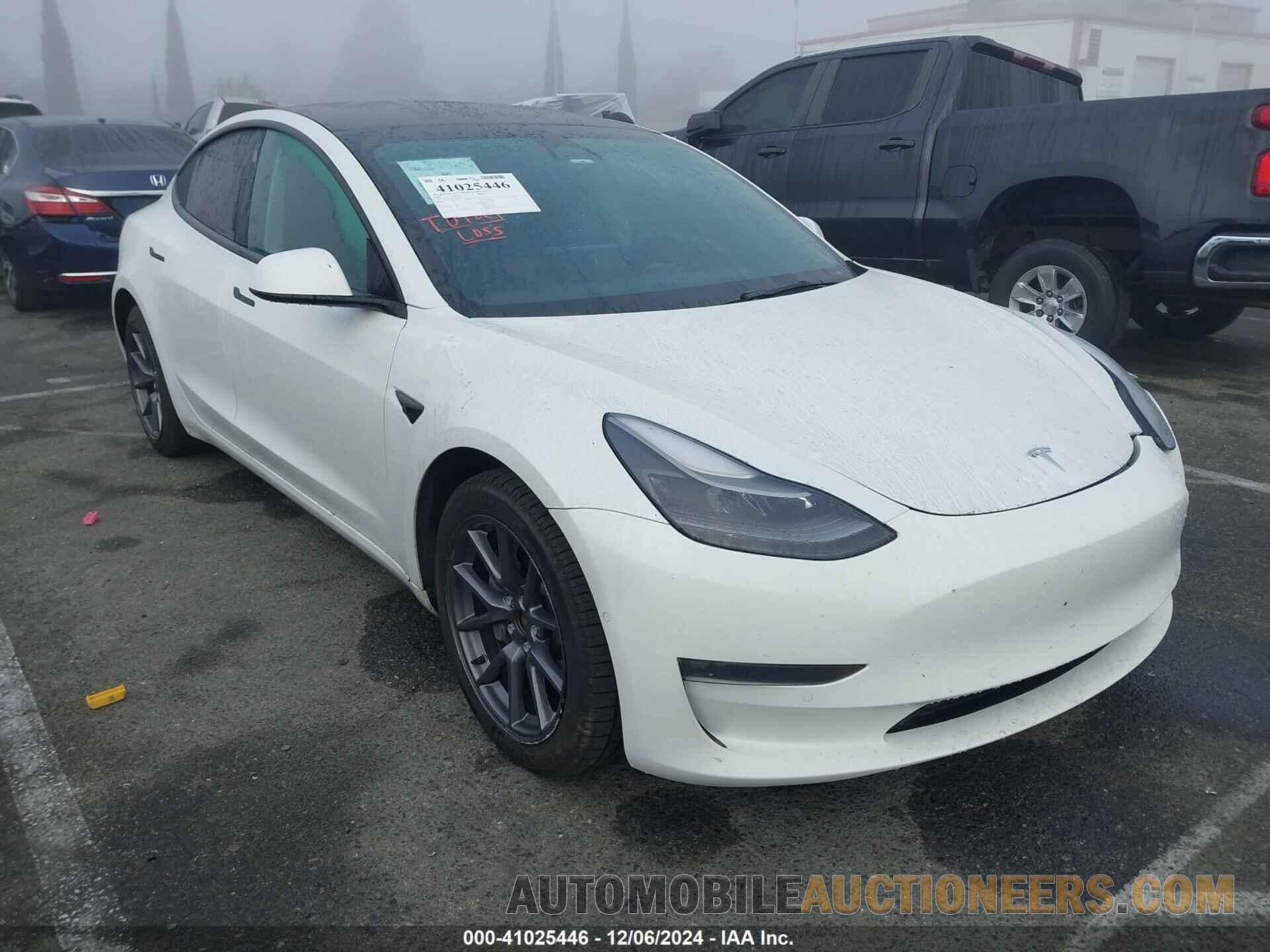 5YJ3E1EB6NF206639 TESLA MODEL 3 2022