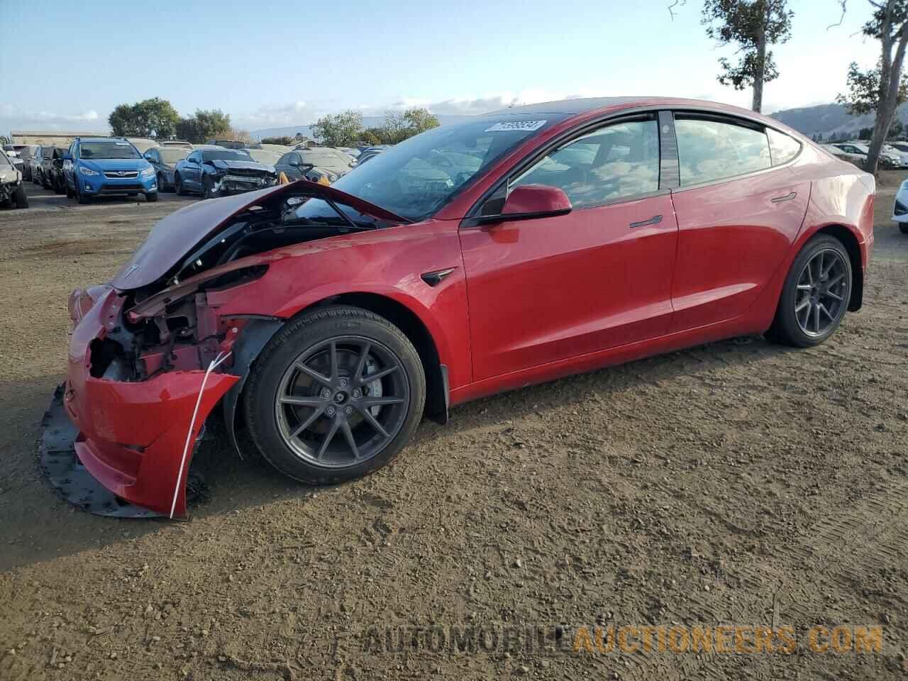 5YJ3E1EB6NF206804 TESLA MODEL 3 2022