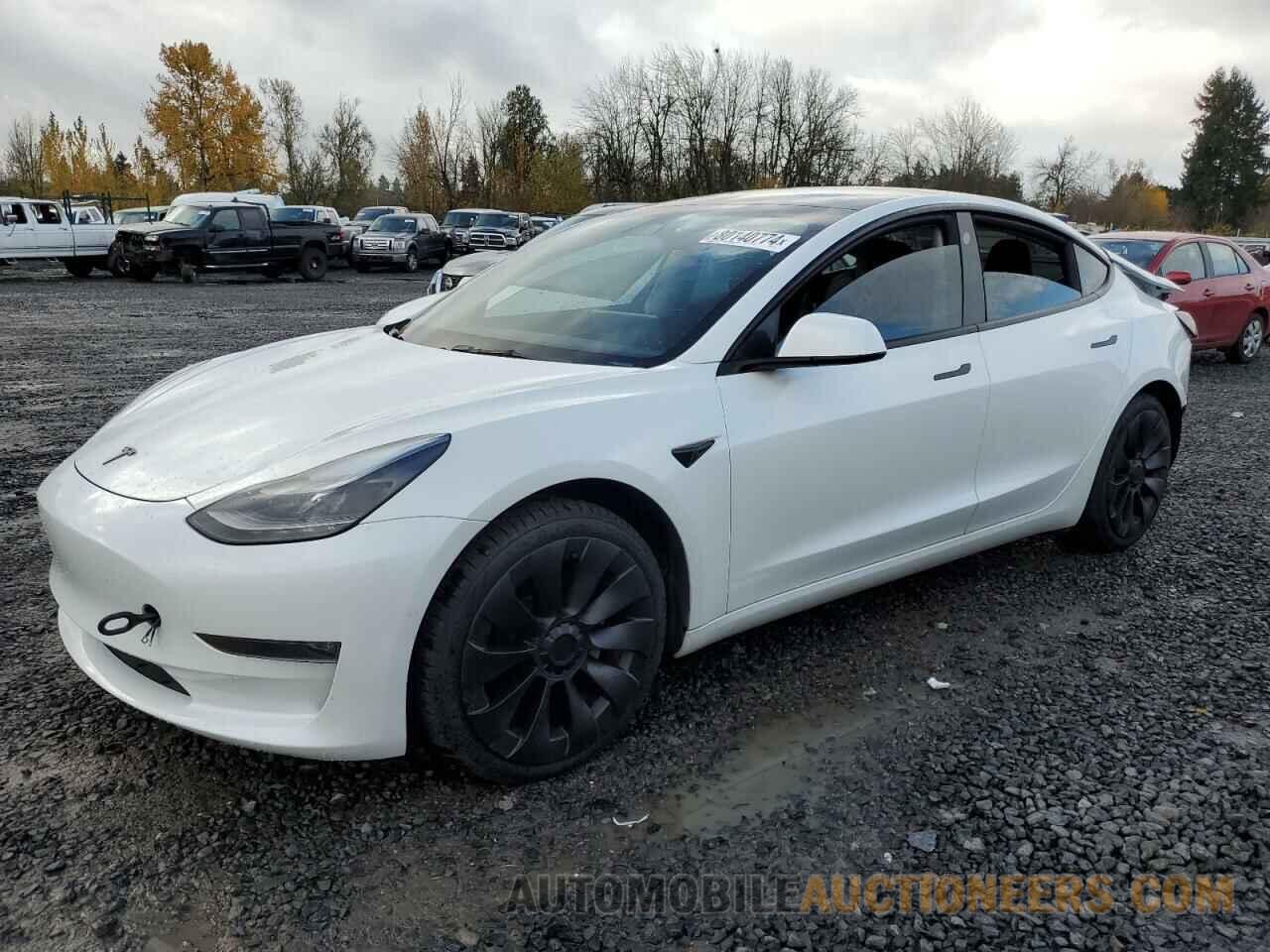 5YJ3E1EB6NF210285 TESLA MODEL 3 2022