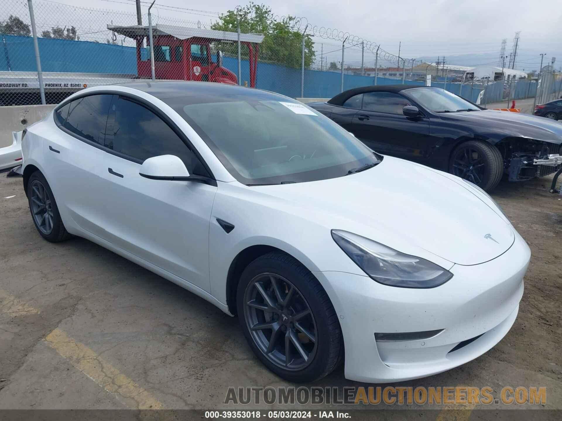 5YJ3E1EB6NF212487 TESLA MODEL 3 2022