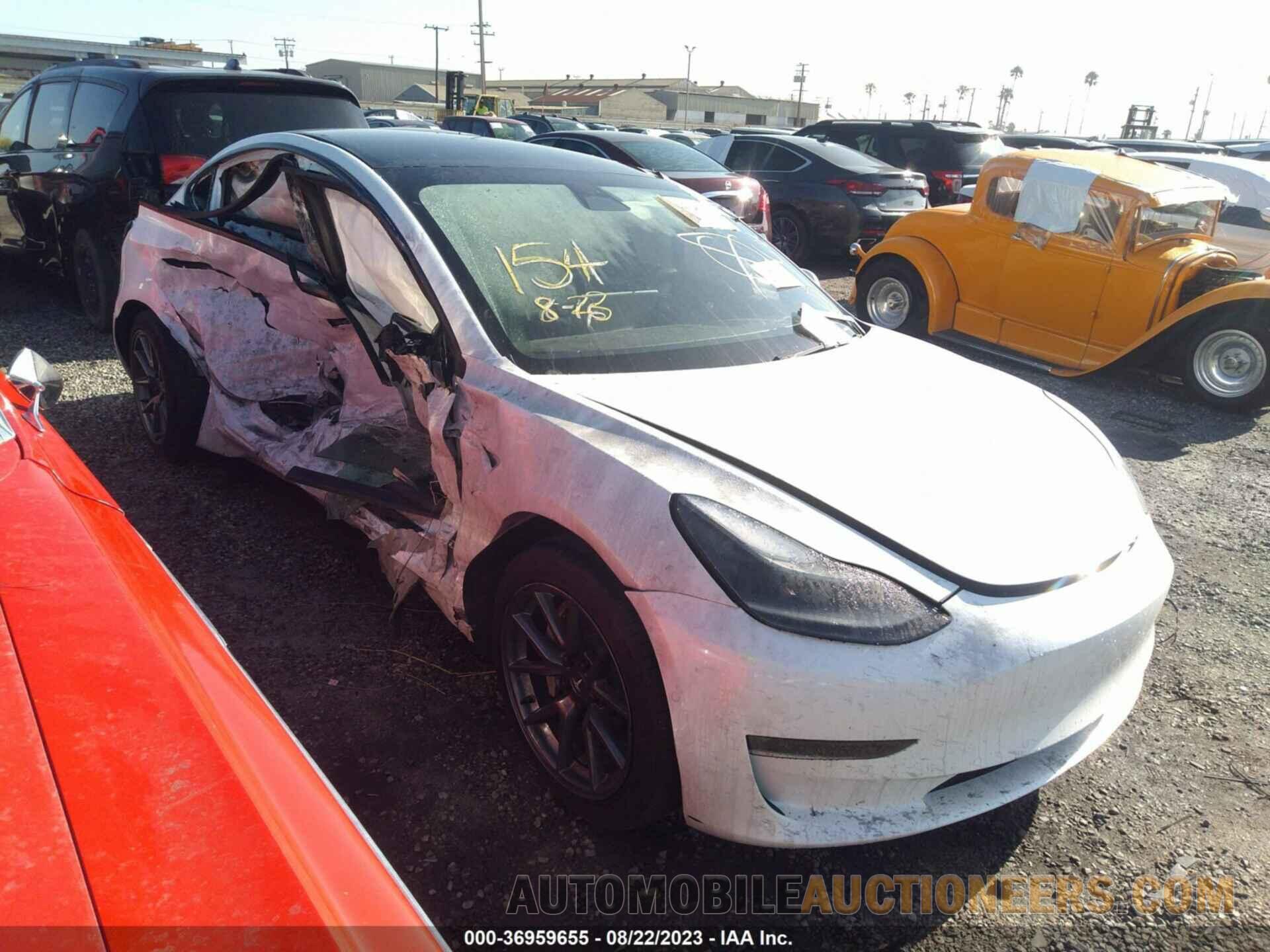 5YJ3E1EB6NF228964 TESLA MODEL 3 2022