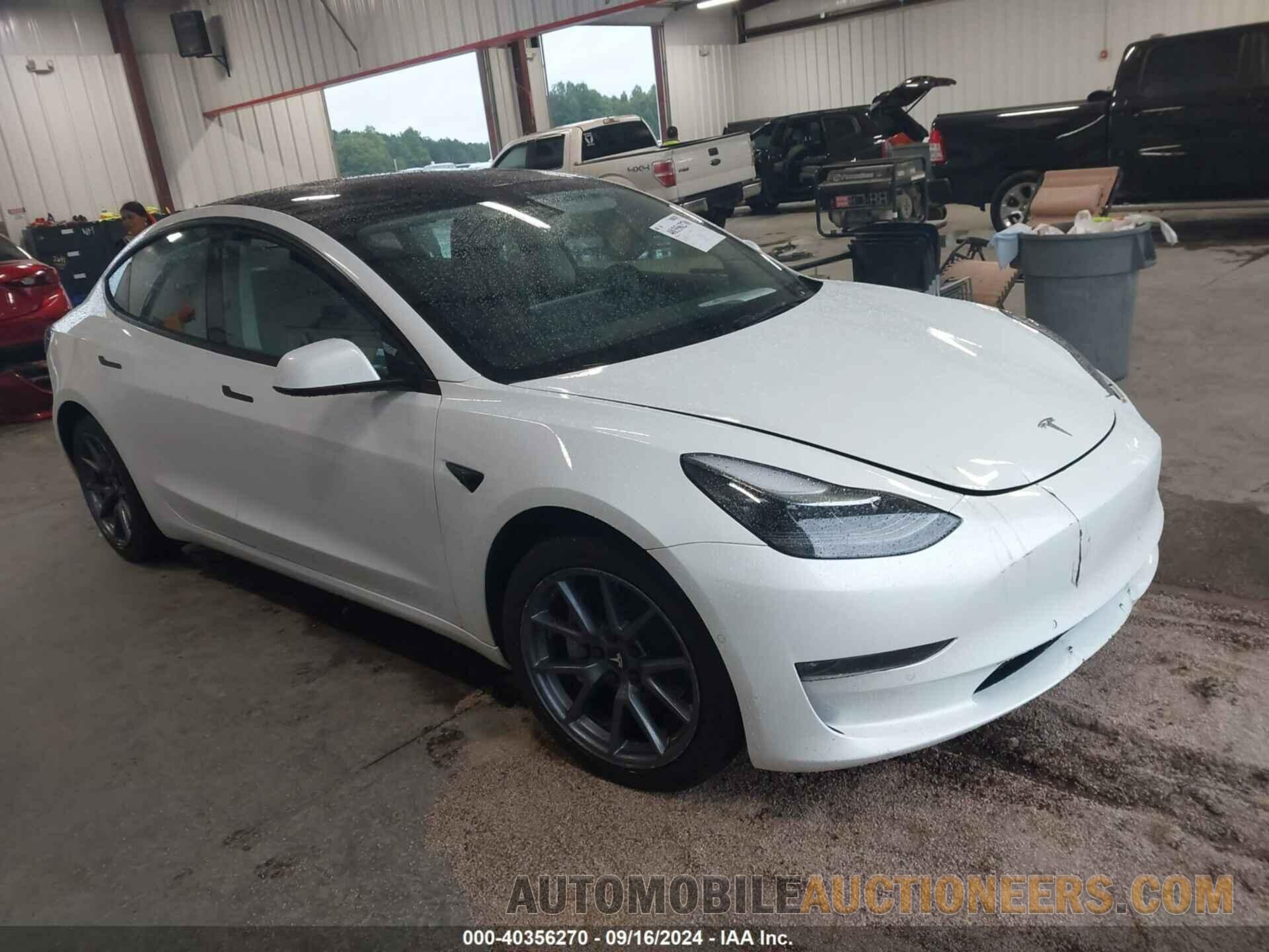 5YJ3E1EB6NF231282 TESLA MODEL 3 2022