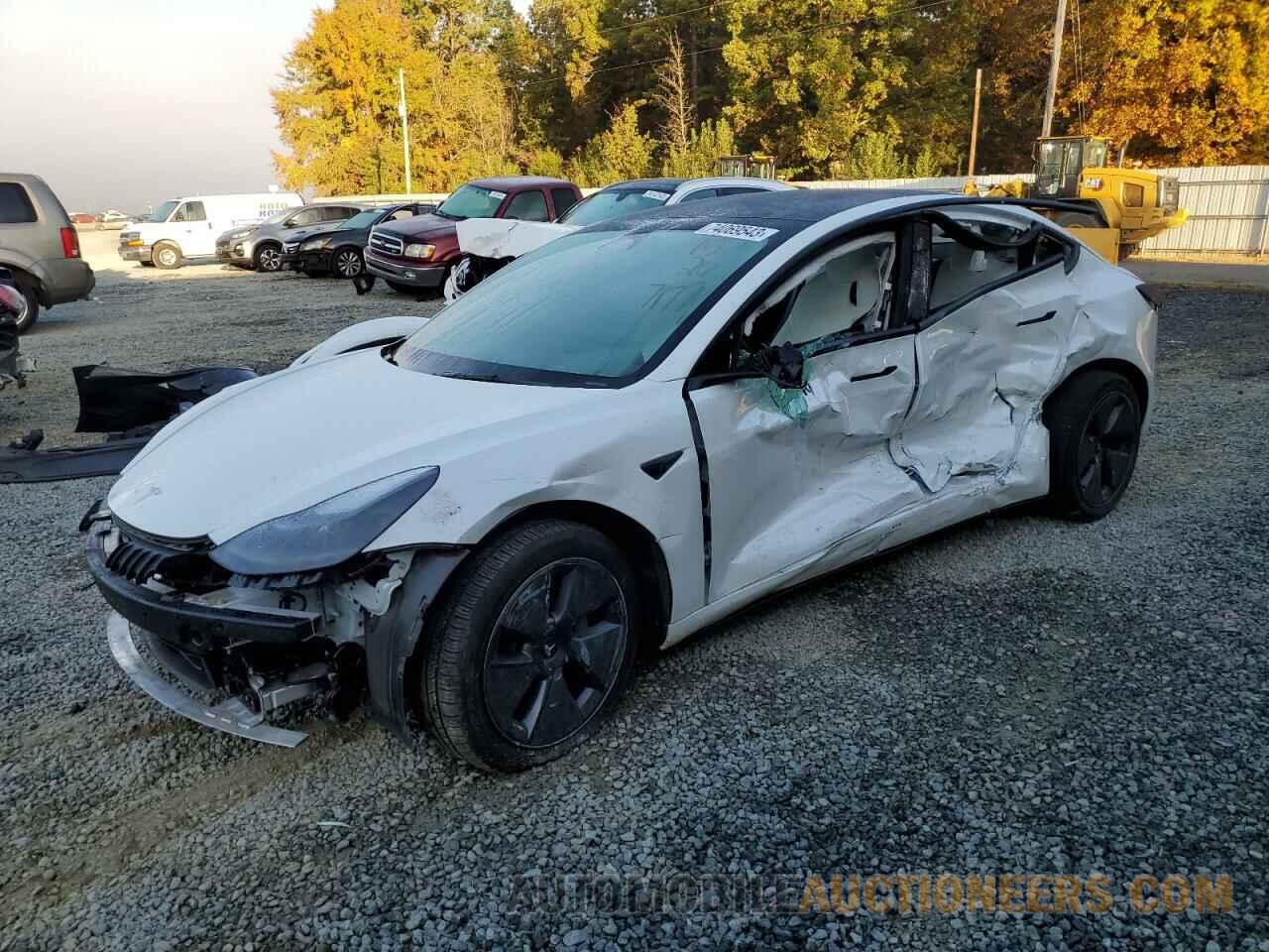 5YJ3E1EB6NF237177 TESLA MODEL 3 2022