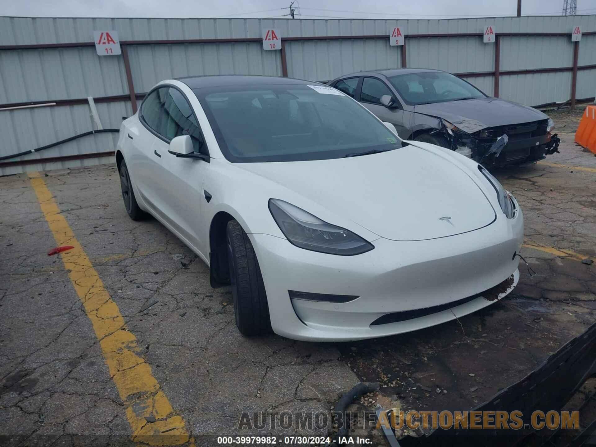 5YJ3E1EB6NF237230 TESLA MODEL 3 2022