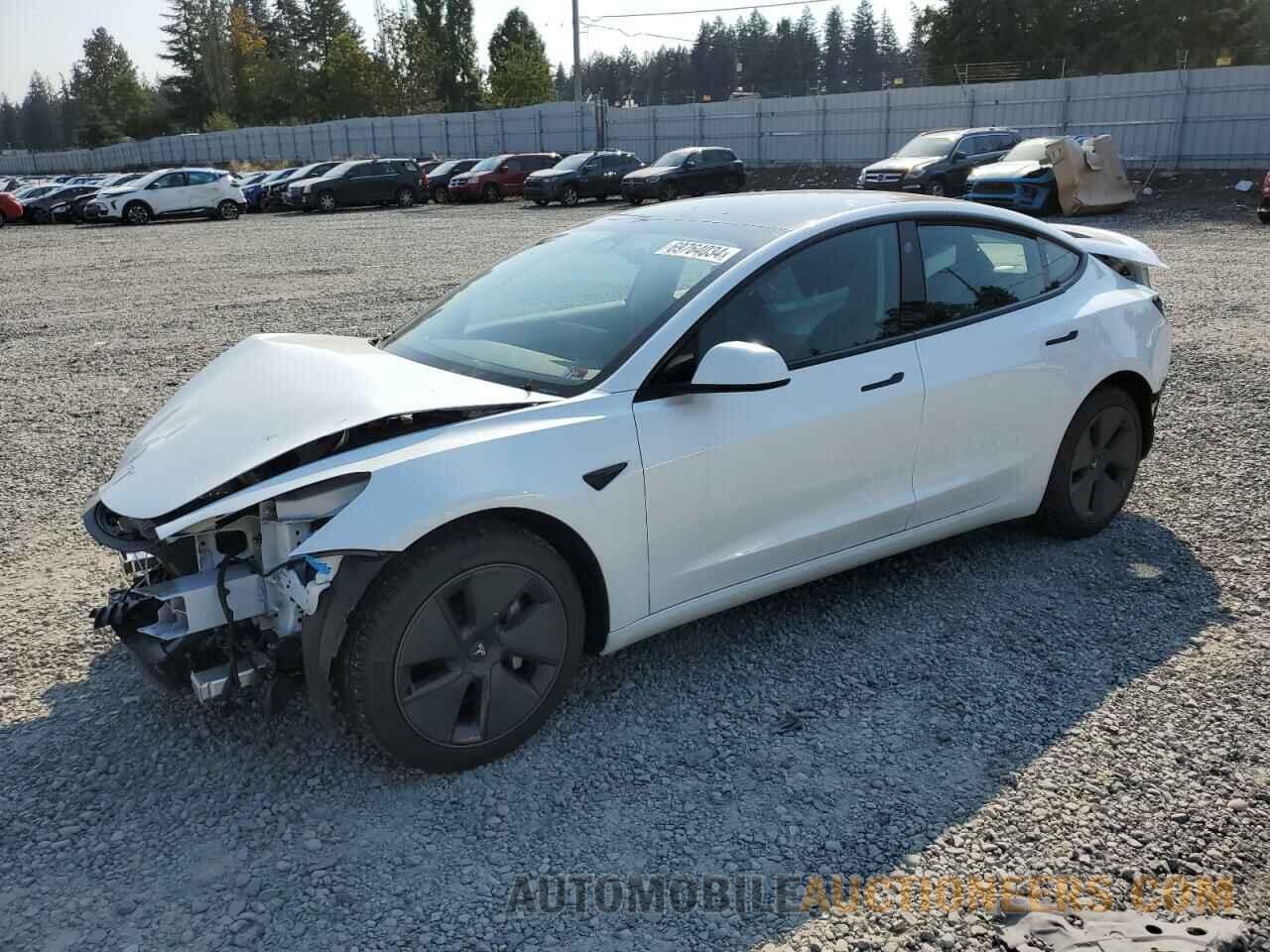 5YJ3E1EB6NF237597 TESLA MODEL 3 2022