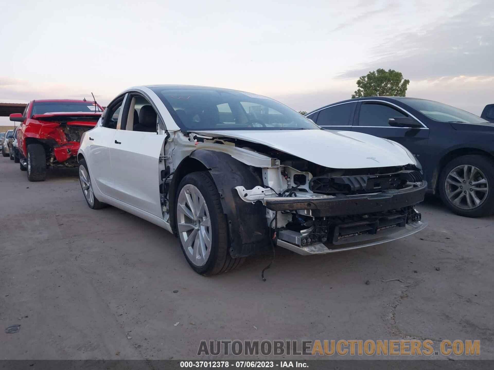 5YJ3E1EB6NF253007 TESLA MODEL 3 2022