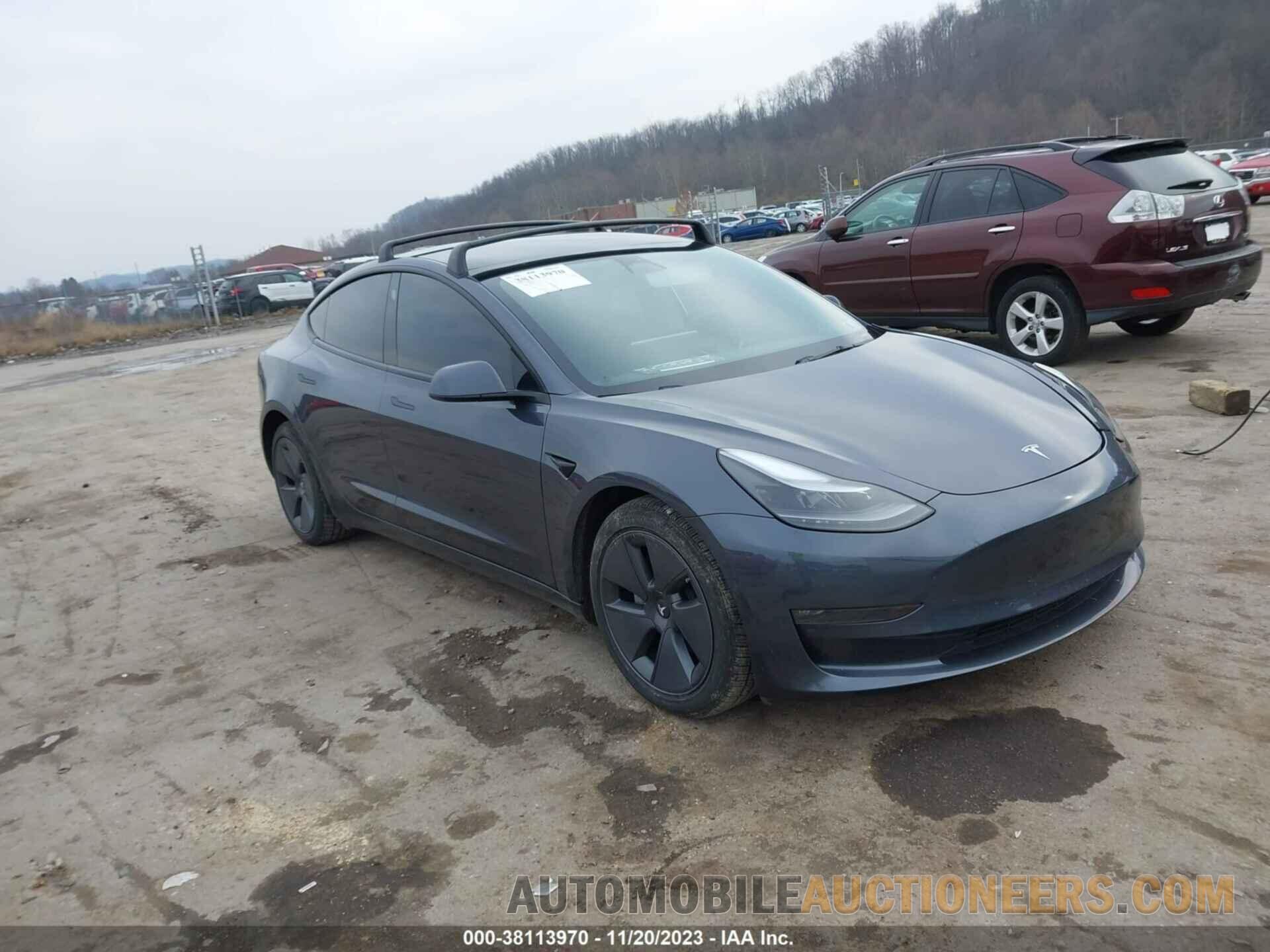 5YJ3E1EB6NF256148 TESLA MODEL 3 2022