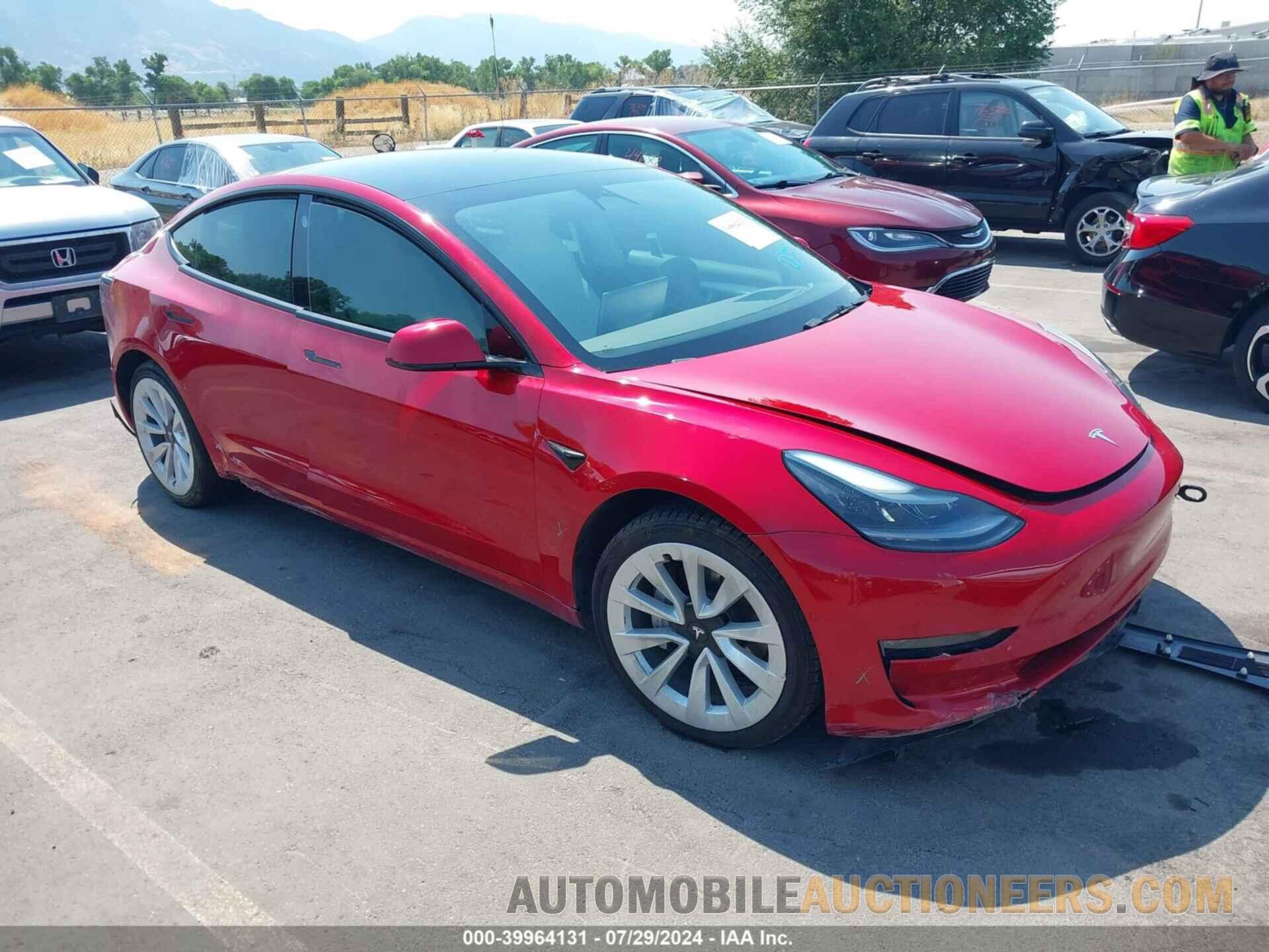 5YJ3E1EB6NF265853 TESLA MODEL 3 2022