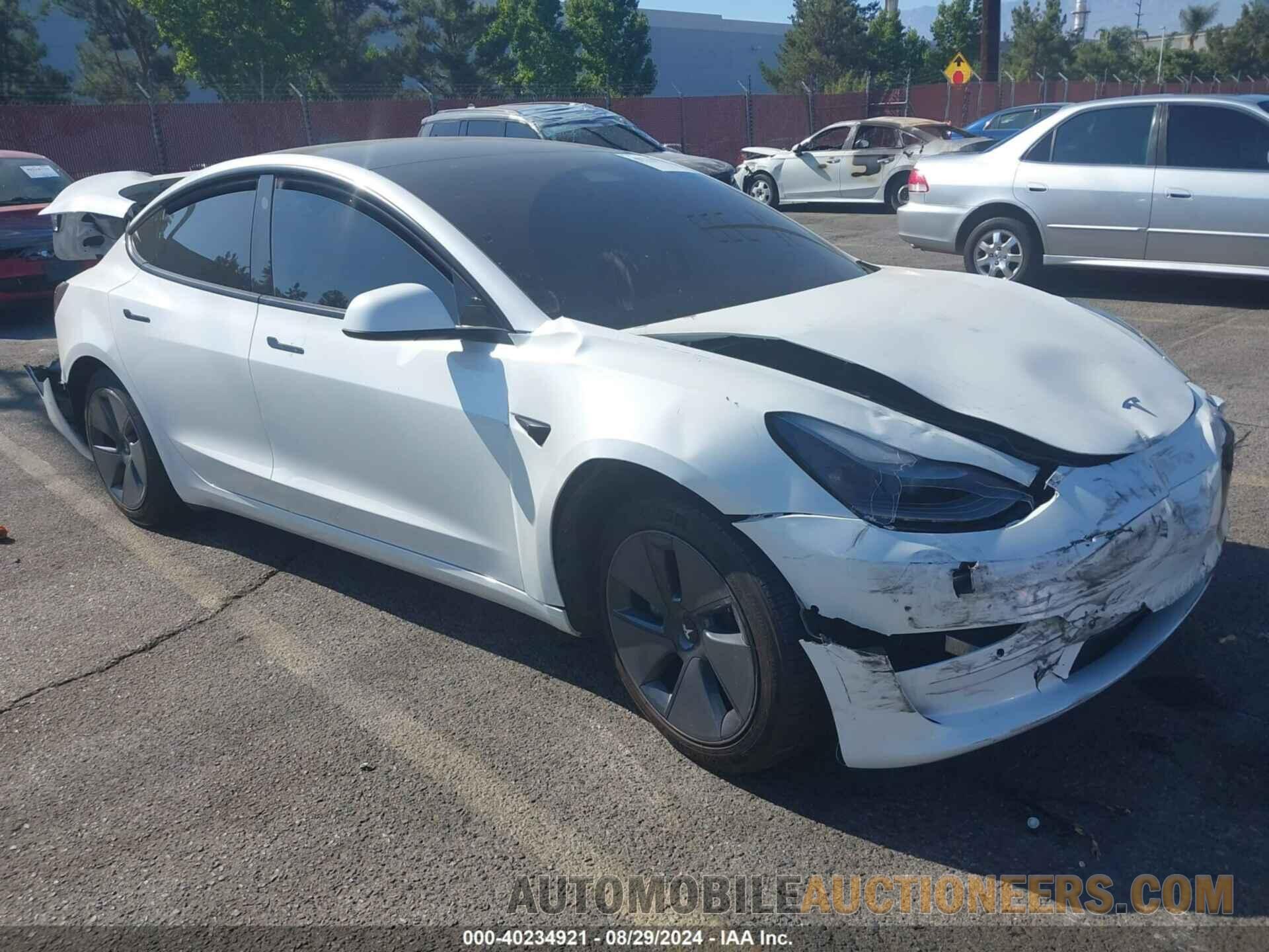 5YJ3E1EB6NF271510 TESLA MODEL 3 2022