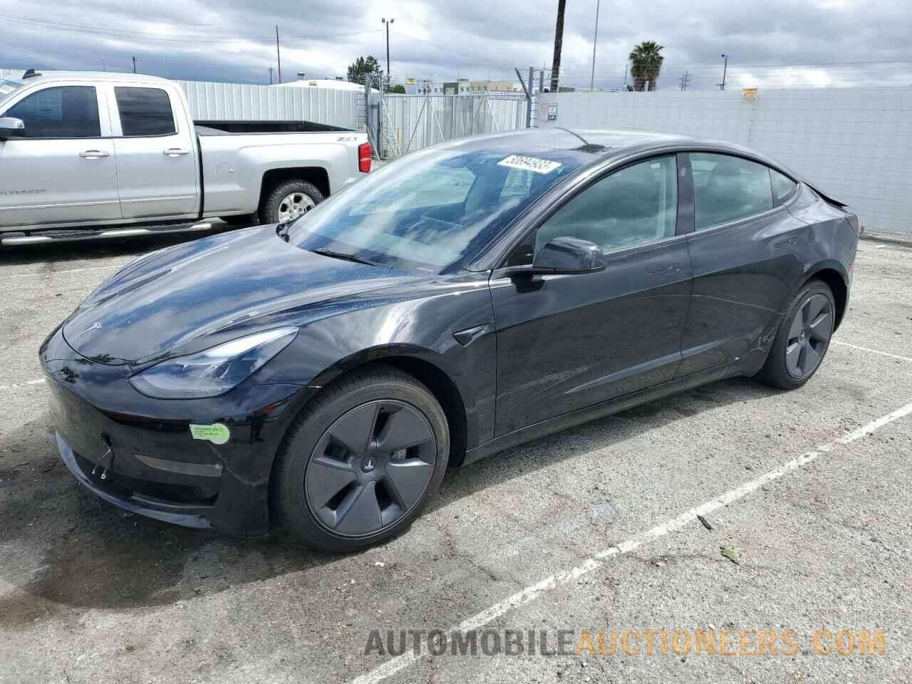 5YJ3E1EB6NF273581 TESLA MODEL 3 2022