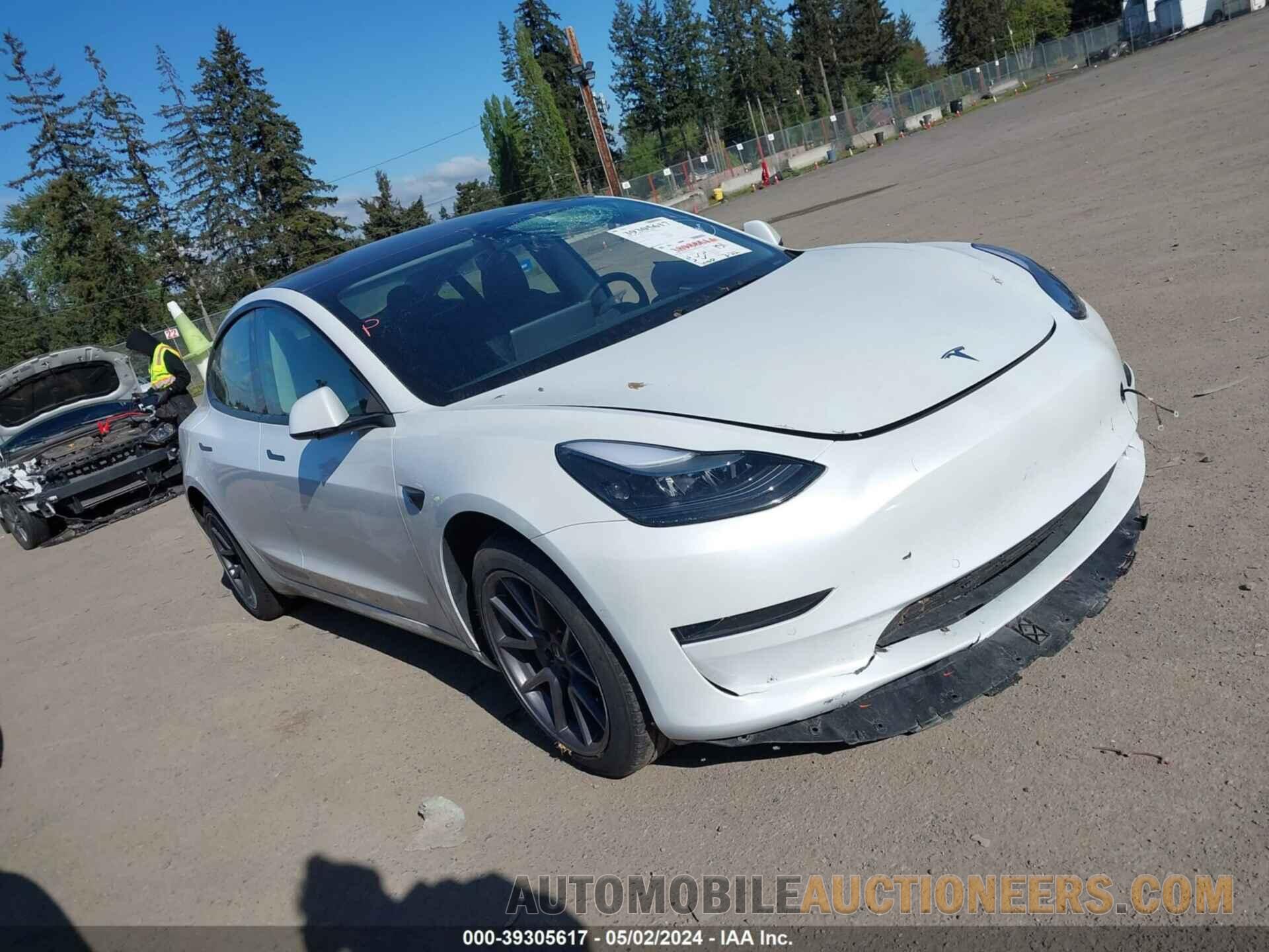 5YJ3E1EB6NF274925 TESLA MODEL 3 2022