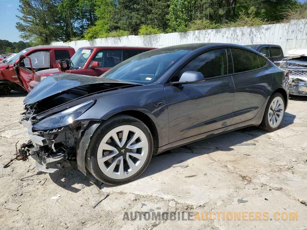 5YJ3E1EB6NF277419 TESLA MODEL 3 2022