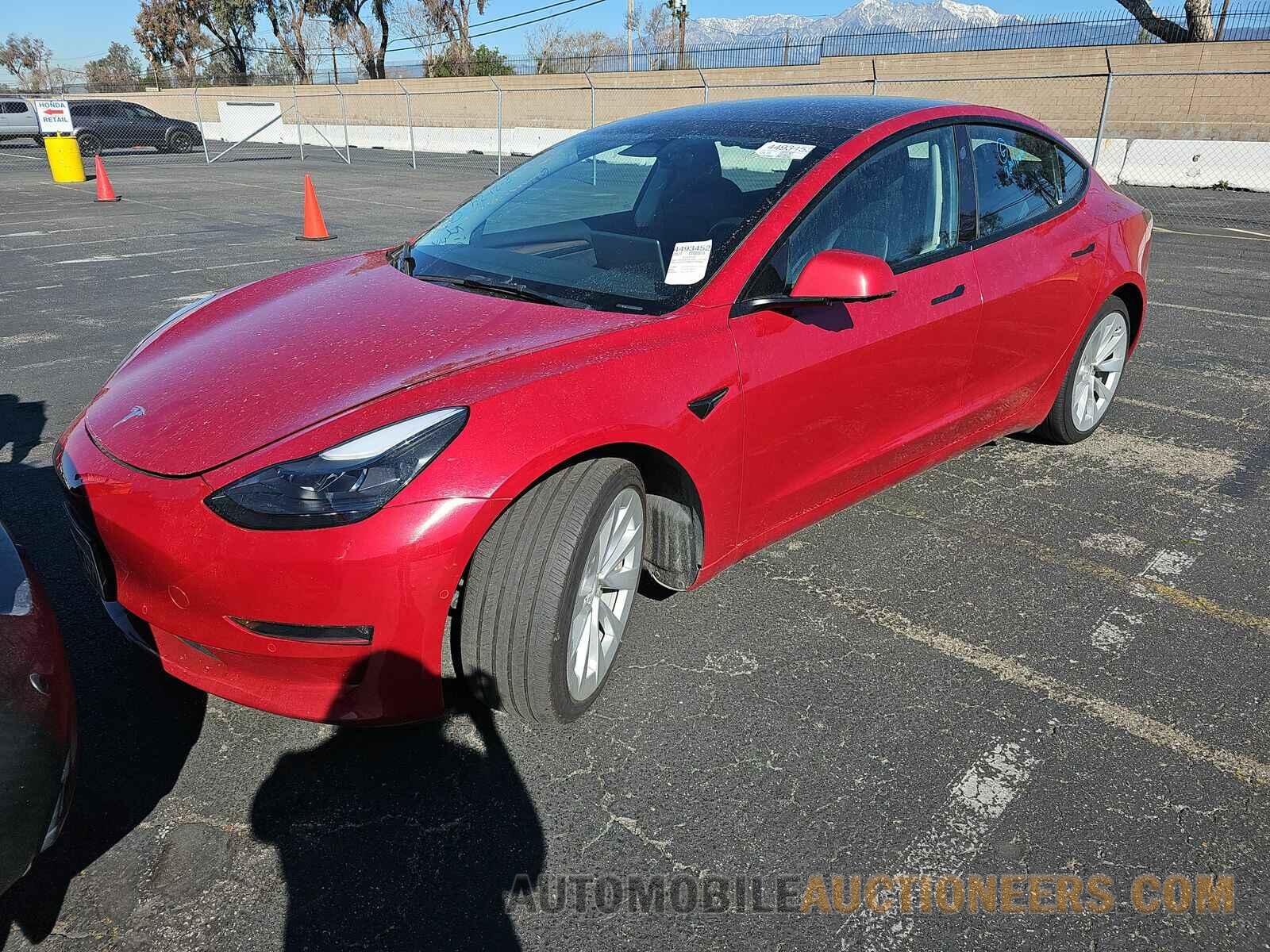 5YJ3E1EB6NF286380 Tesla Model 3 2022