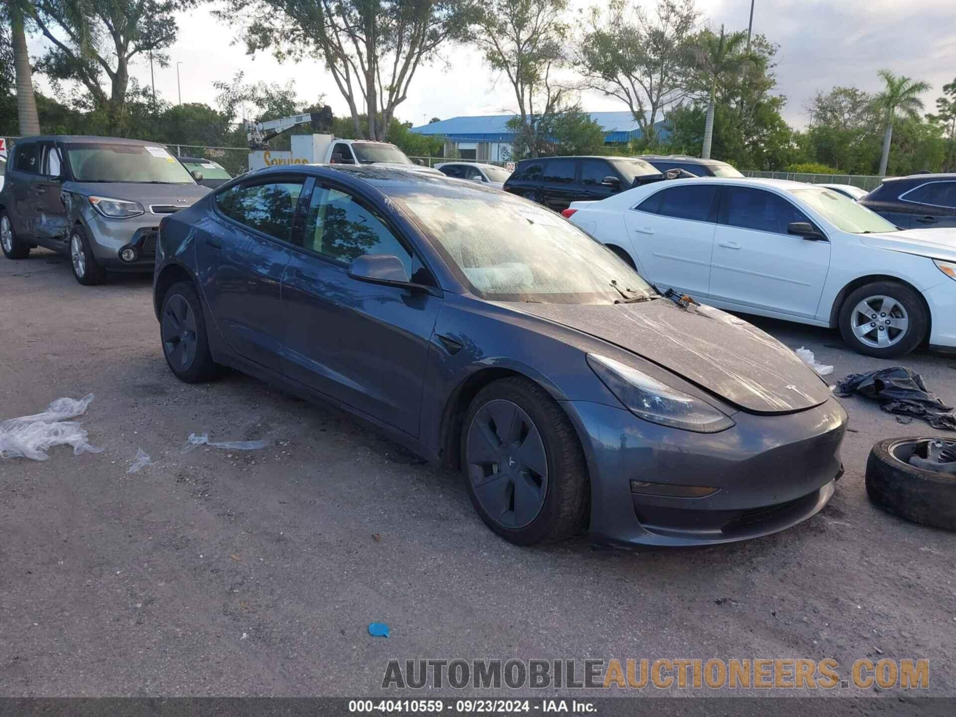 5YJ3E1EB6NF289196 TESLA MODEL 3 2022