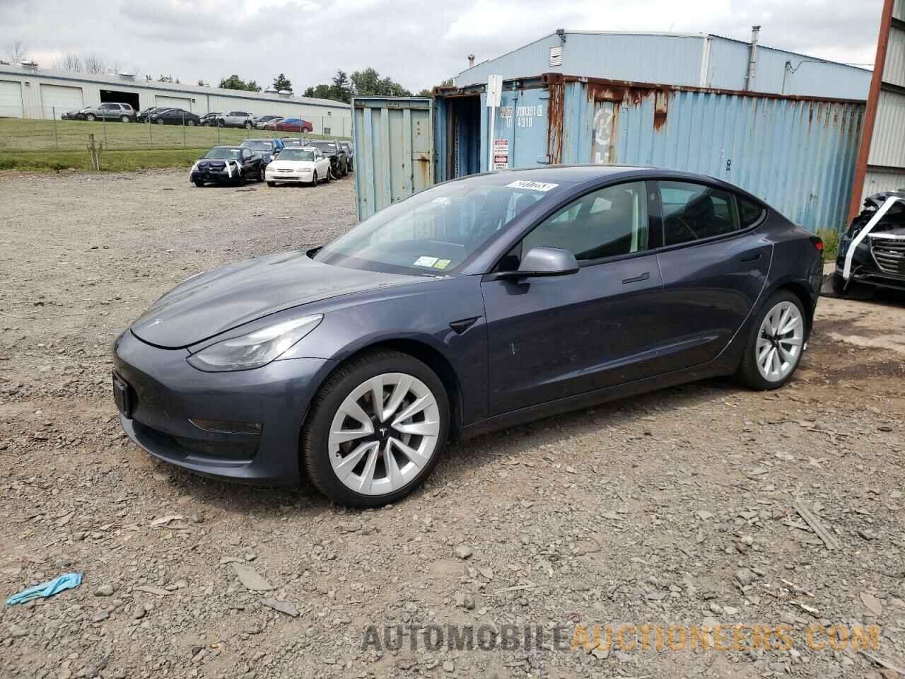 5YJ3E1EB6NF289733 TESLA MODEL 3 2022