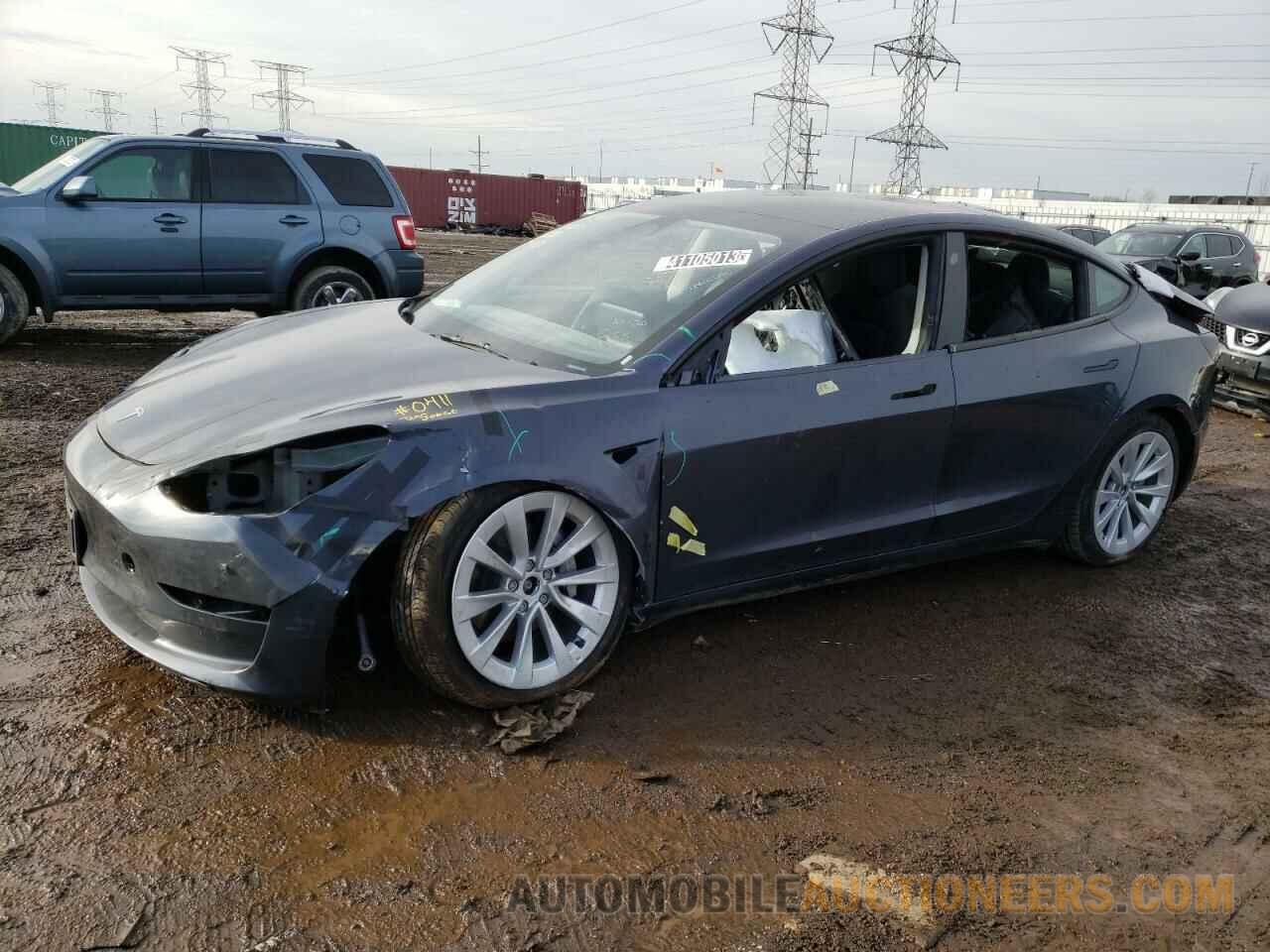 5YJ3E1EB6NF290977 TESLA MODEL 3 2022