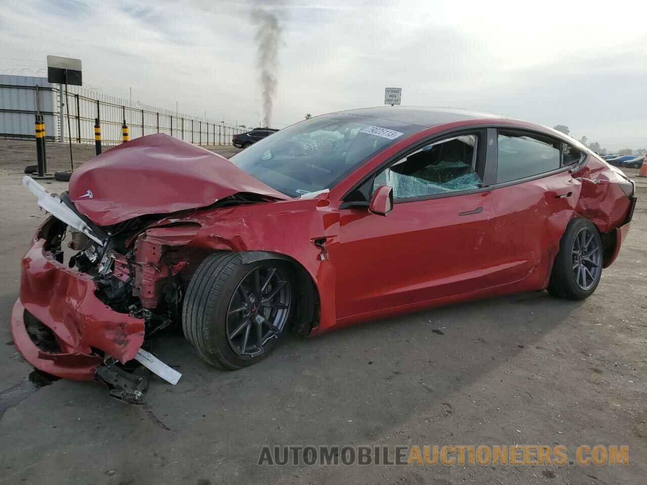 5YJ3E1EB6NF293765 TESLA MODEL 3 2022