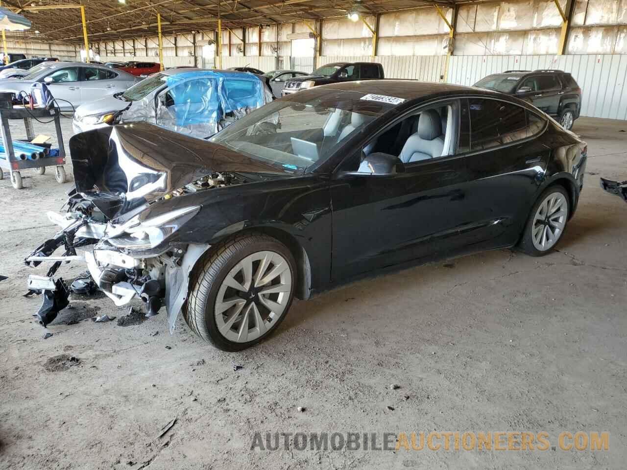 5YJ3E1EB6NF305137 TESLA MODEL 3 2022