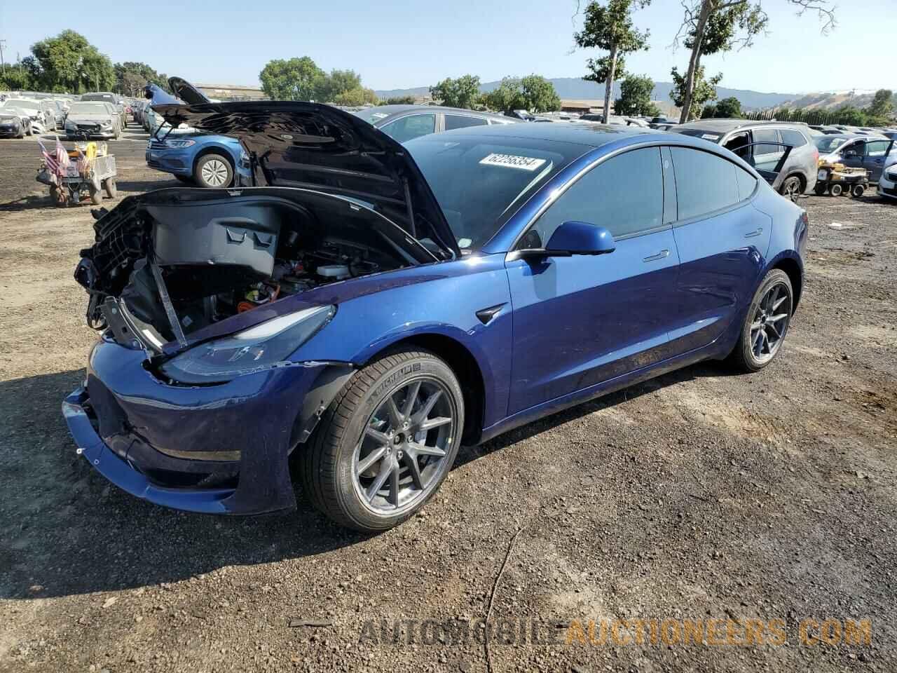 5YJ3E1EB6NF315201 TESLA MODEL 3 2022