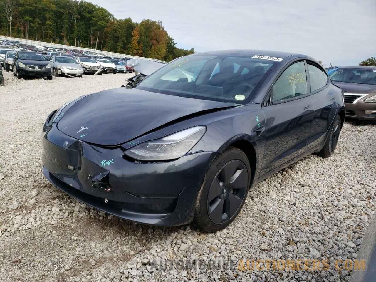 5YJ3E1EB6NF323993 TESLA MODEL 3 2022