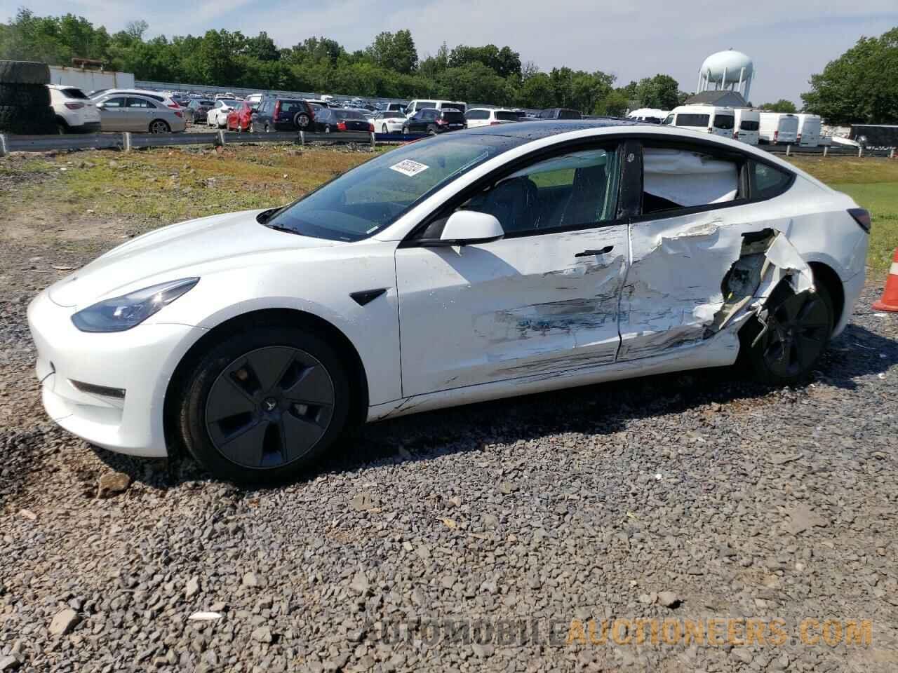 5YJ3E1EB6NF324691 TESLA MODEL 3 2022