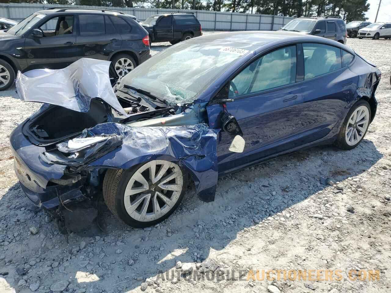 5YJ3E1EB6NF327509 TESLA MODEL 3 2022