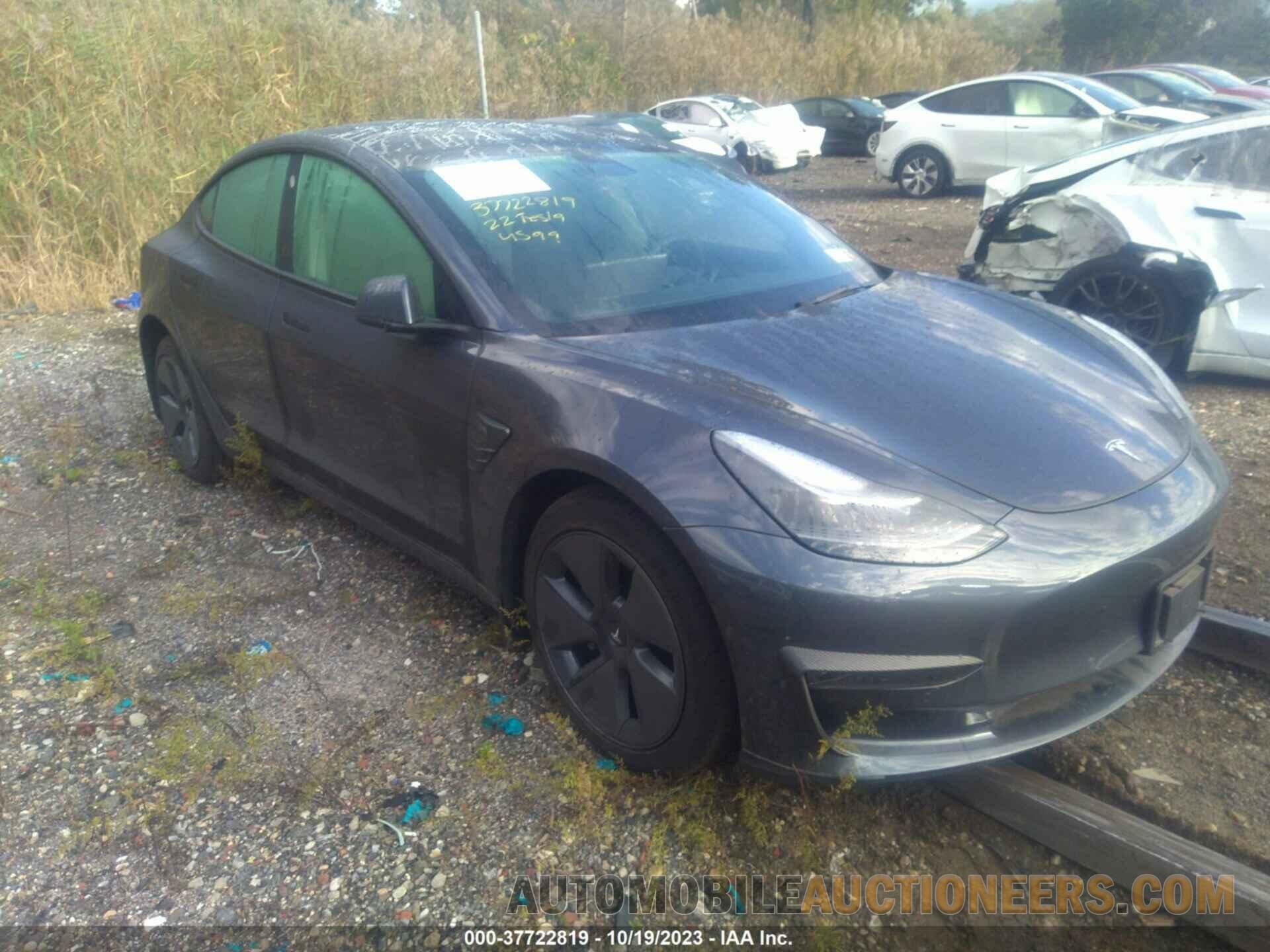 5YJ3E1EB6NF334976 TESLA MODEL 3 2022