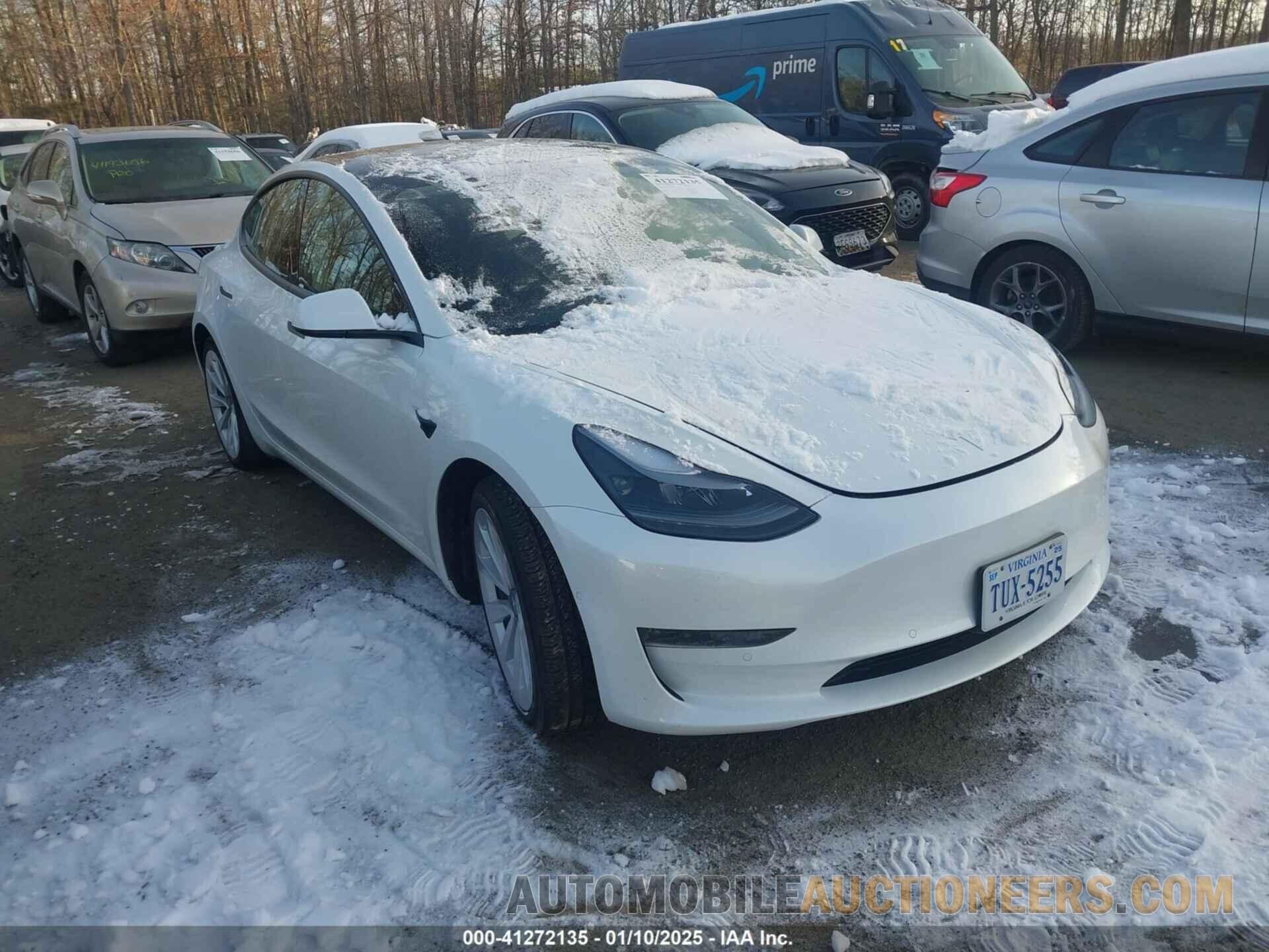 5YJ3E1EB6NF343810 TESLA MODEL 3 2022