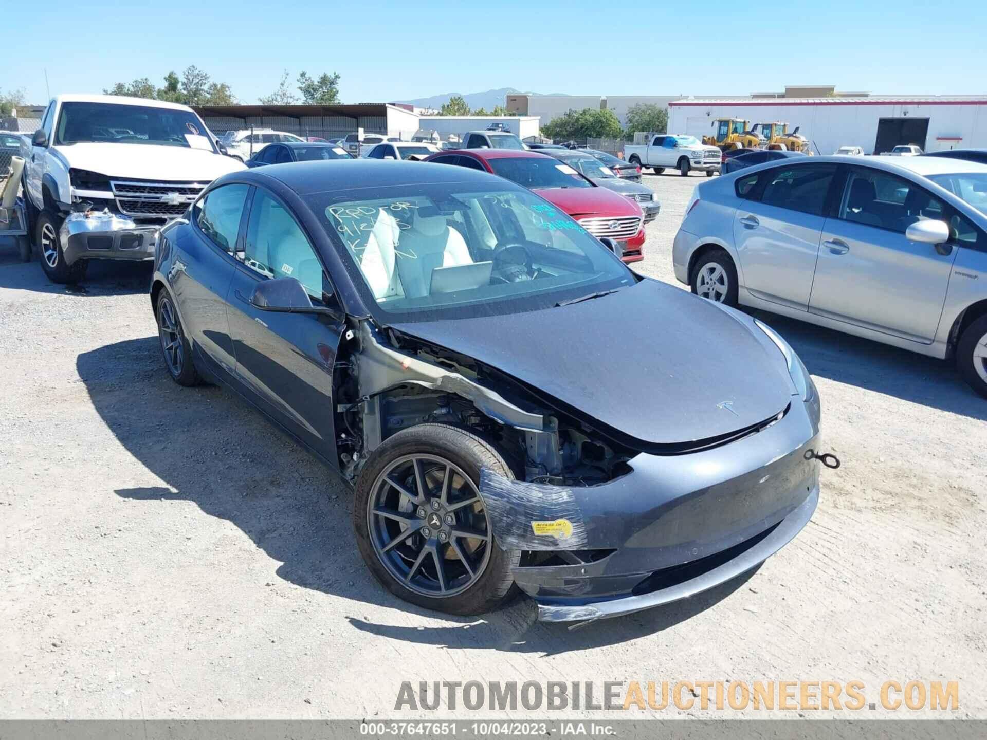 5YJ3E1EB6NF347498 TESLA MODEL 3 2022