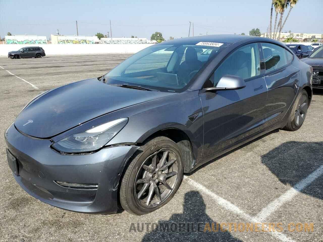 5YJ3E1EB6NF348361 TESLA MODEL 3 2022