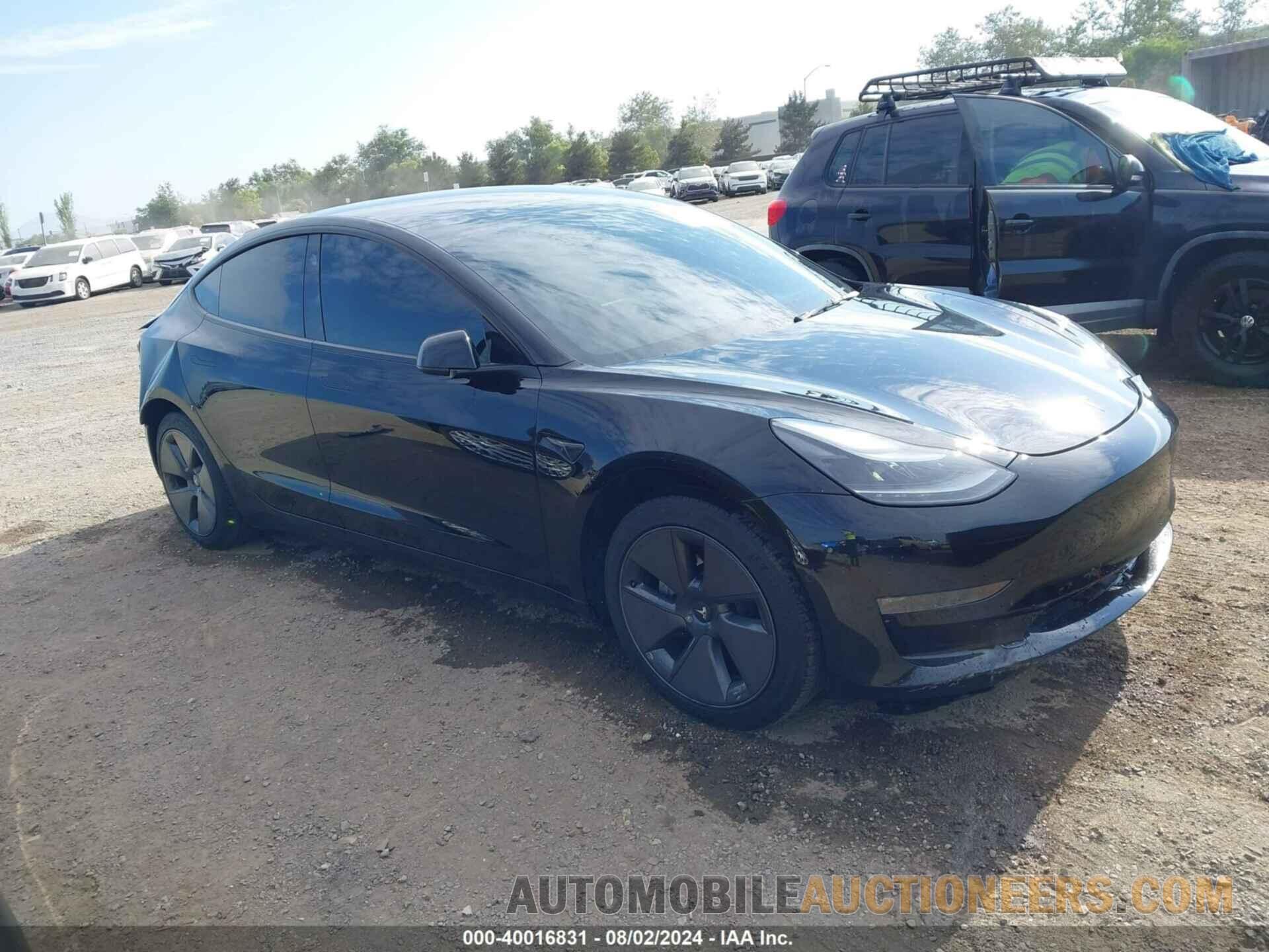 5YJ3E1EB6NF349736 TESLA MODEL 3 2022