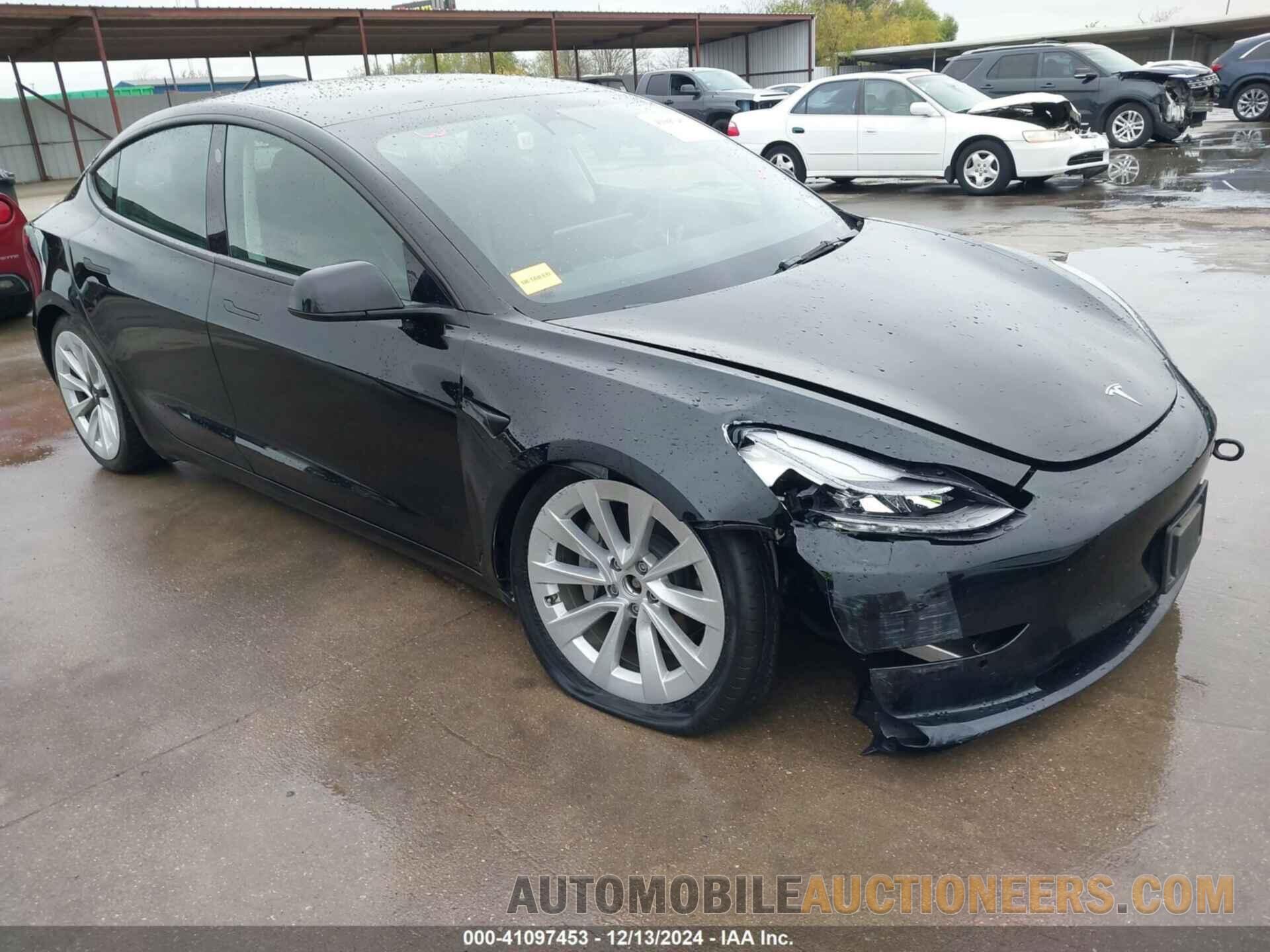 5YJ3E1EB6NF363510 TESLA MODEL 3 2022