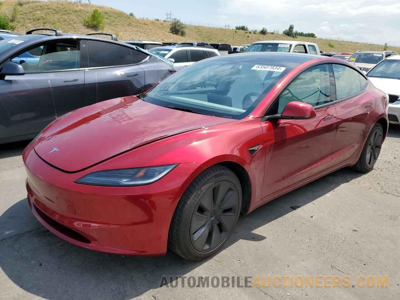 5YJ3E1EB6RF759863 TESLA MODEL 3 2024