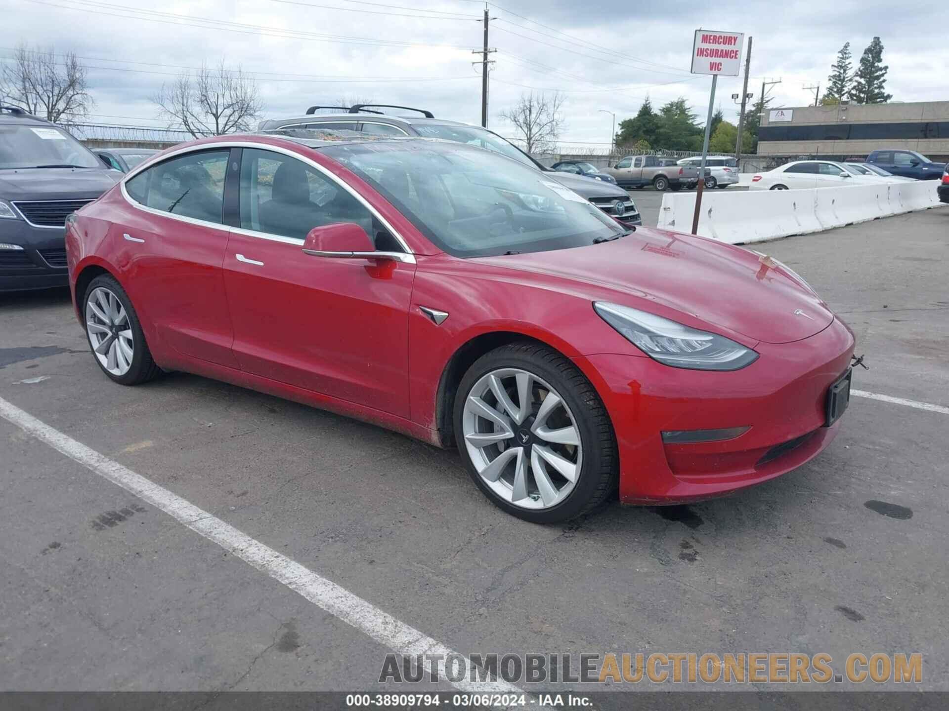 5YJ3E1EB7KF521655 TESLA MODEL 3 2019